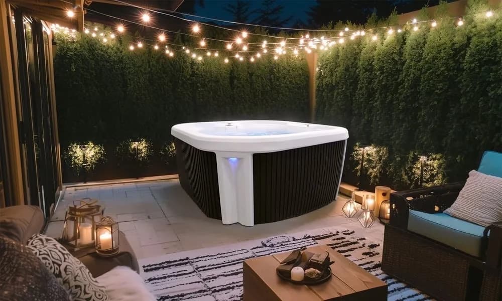 Hot Tub Essential with LED, 240V, Led Display - Space-Saving Design Model 260E09