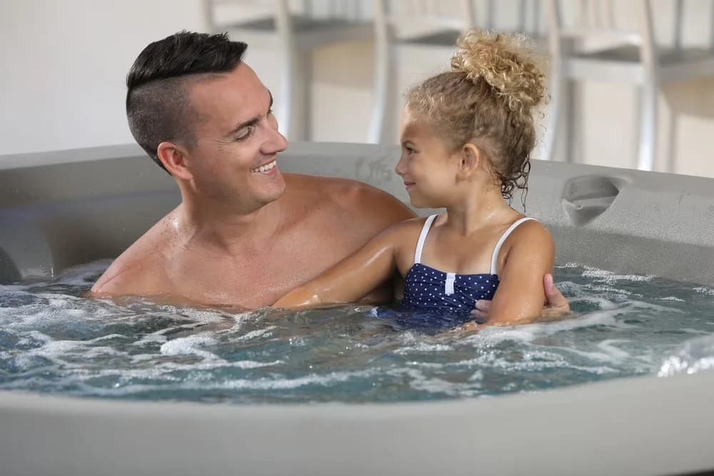 Hot Tub Quality with Energy Efficient, Multi-Color Underwater LED Light - Brown Model 77A1DE