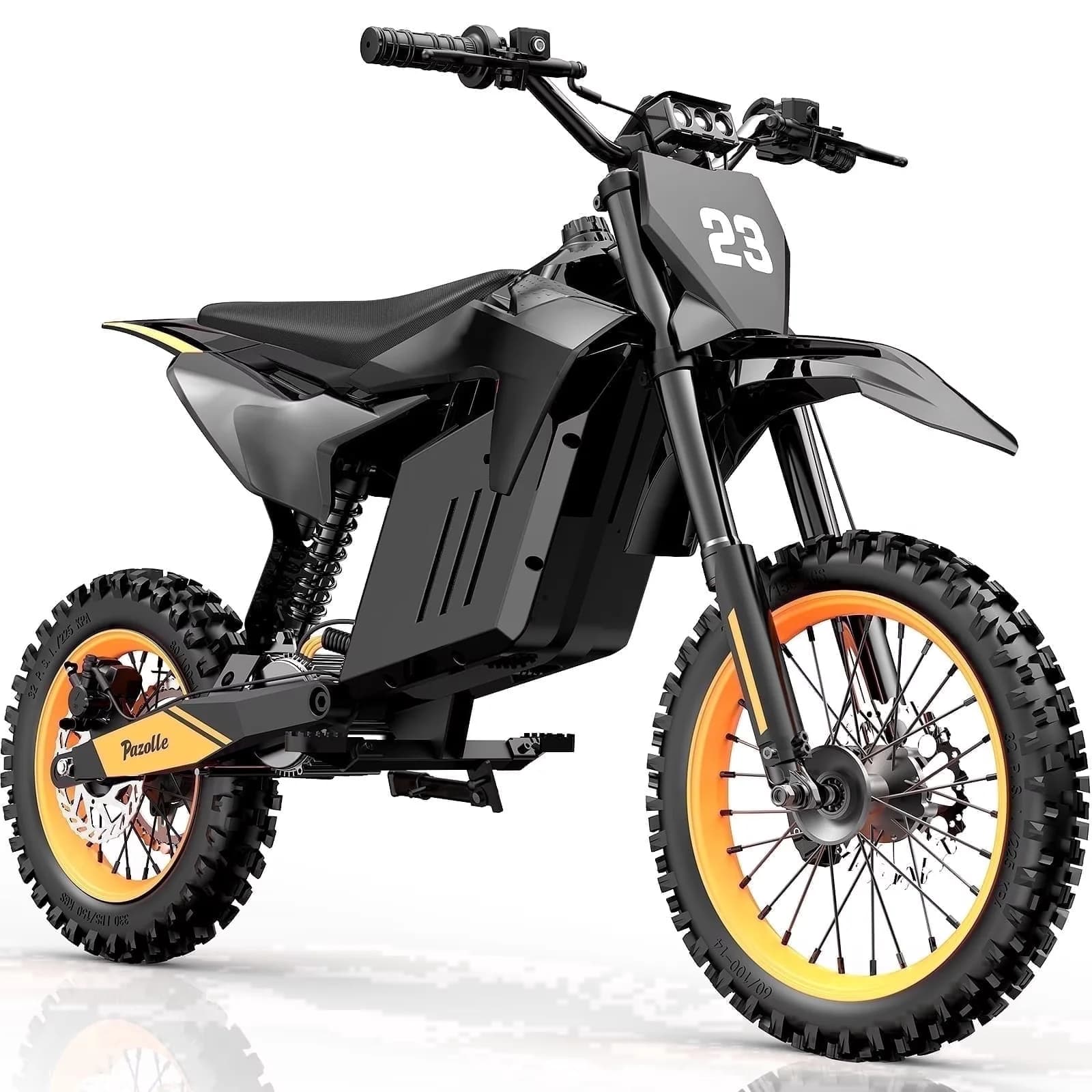 Durable Electric Bike with Battery, 3000W, 48V - Green - Durable Build Model 7E9CBA