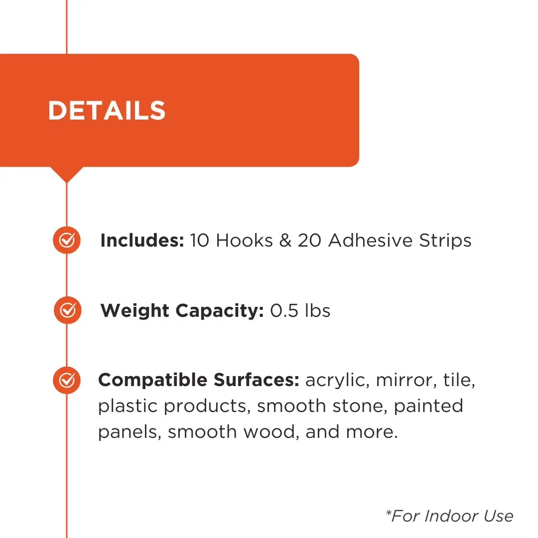 Damage-Free Hanging Classic with Easy Installation, No Gluing, Easy Care - Plastic Clear Model 32E89F