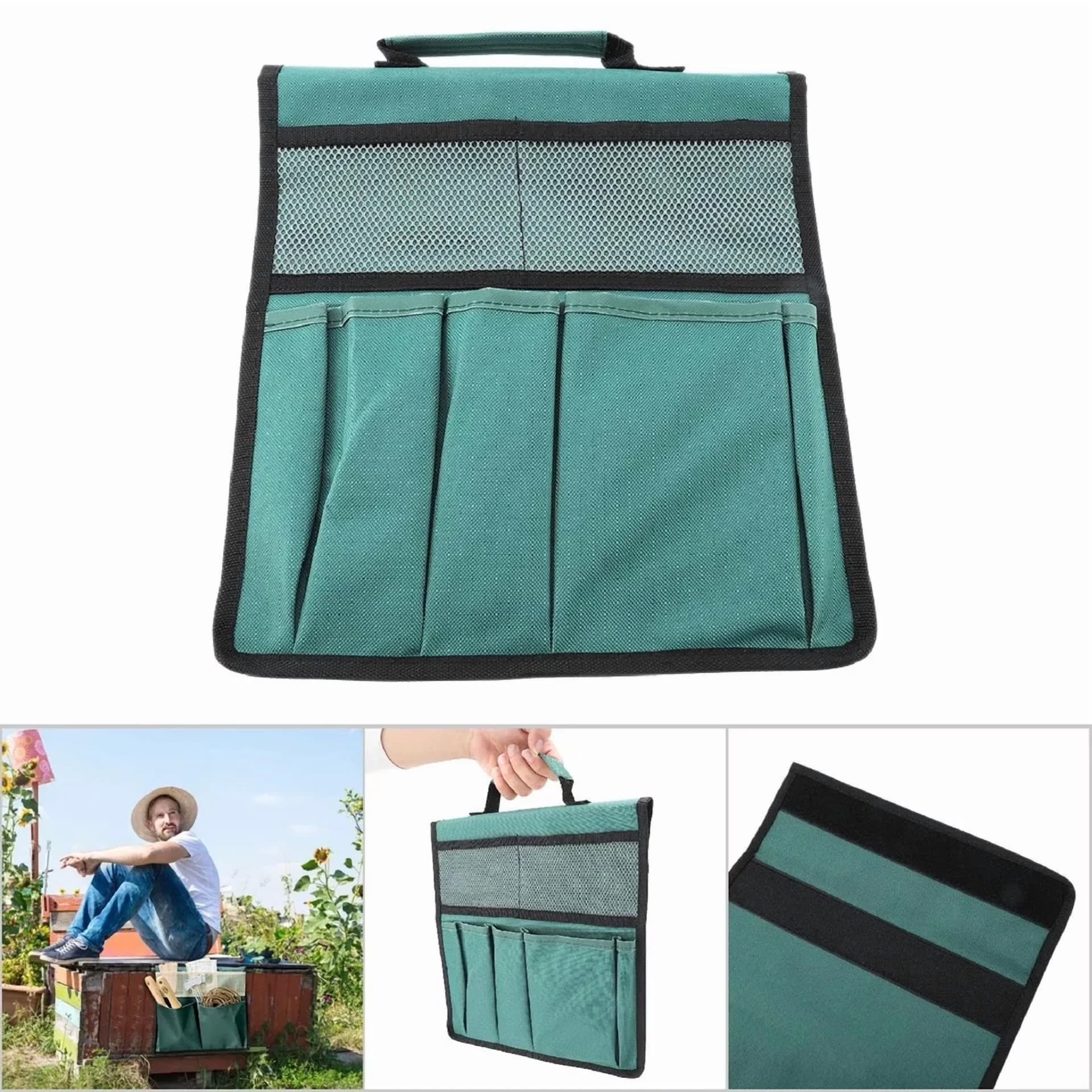 Durable Toolstorage with Storage, Portable - Green - Contemporary Style Model 740D1F