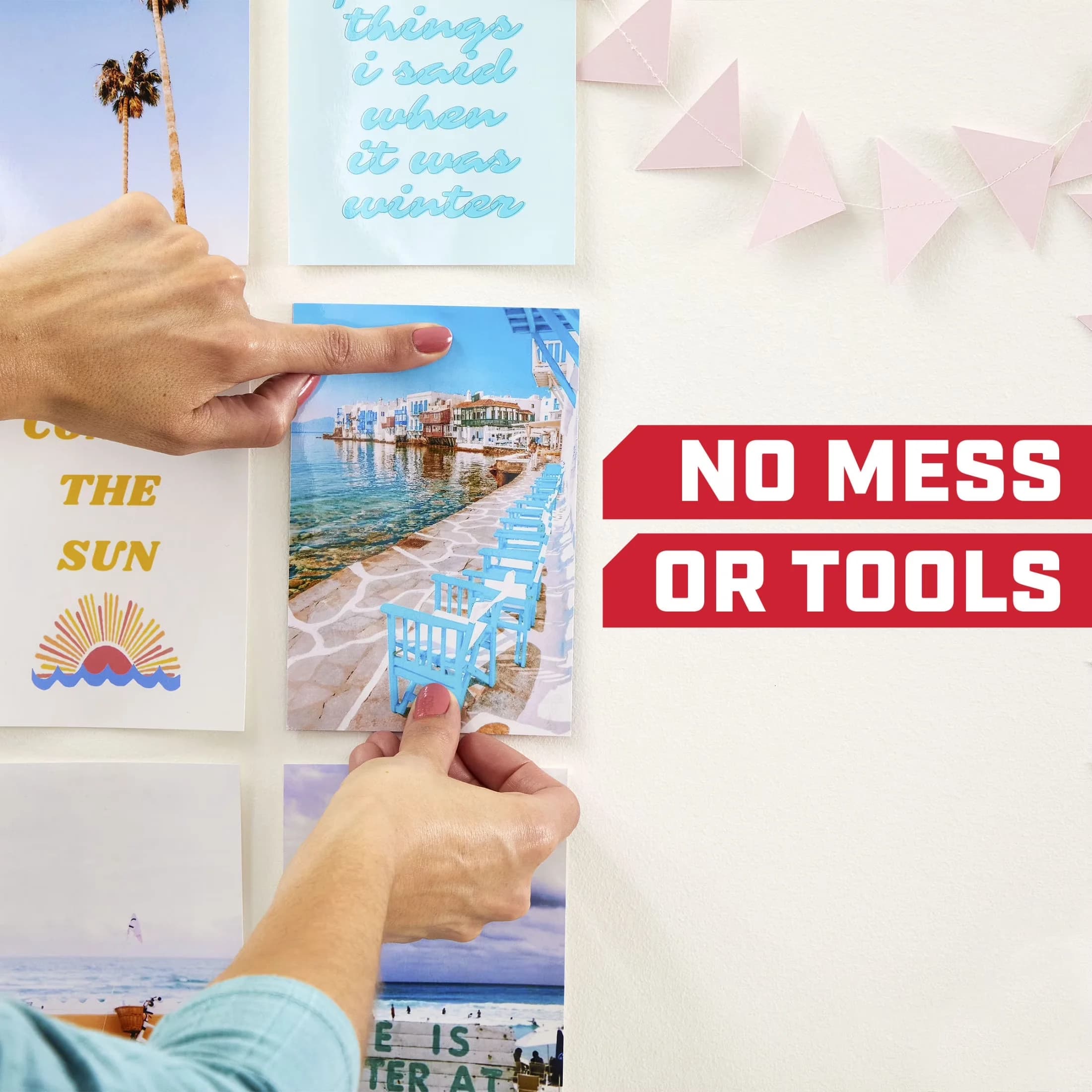 Durable Damage-Free Hanging with Removable Double-Sided Mounting Squares, 0.45 in x 0.45 in - White Polyethylene Foam Model F7ABEC