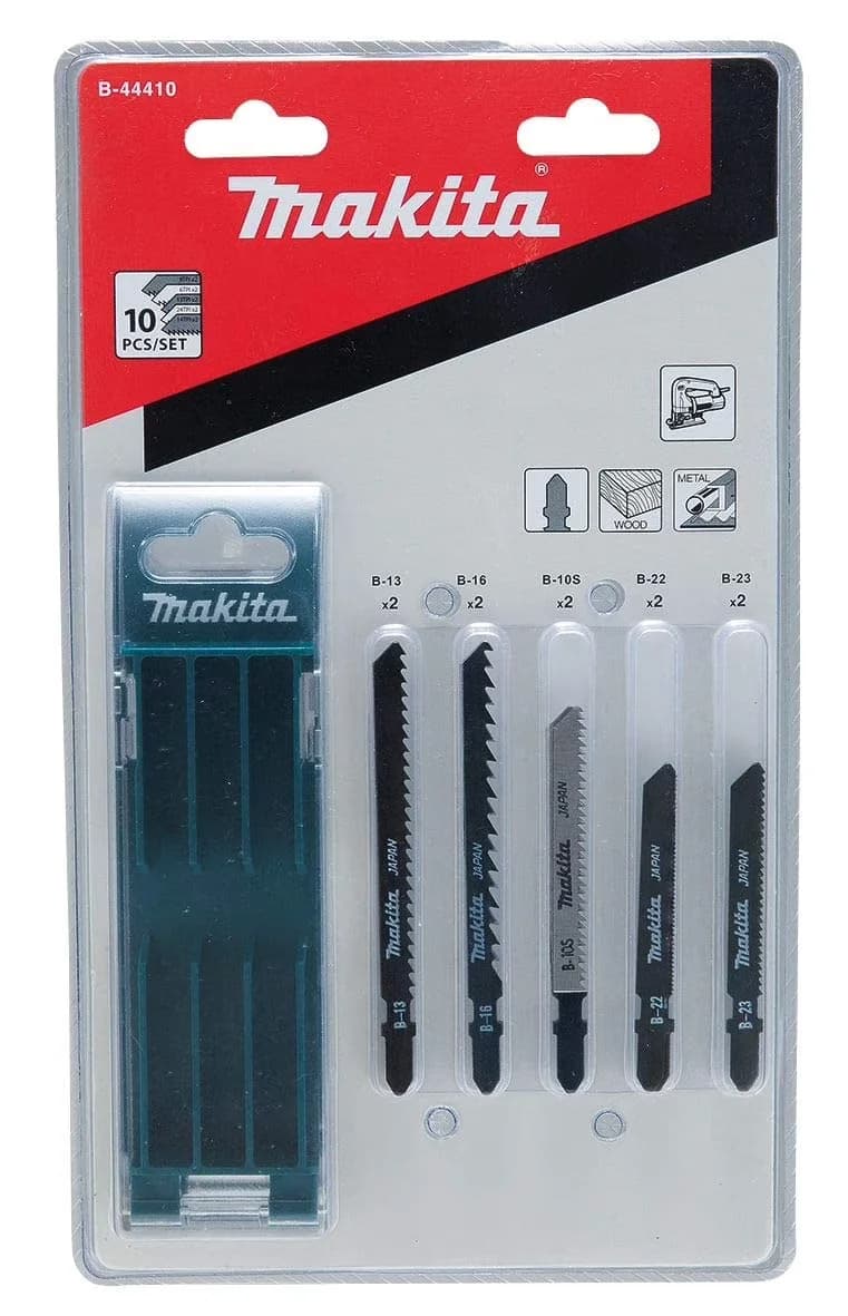 Efficient Power Tool with Makita B-44410 Jigsaw Blade Pack A, ?Multi-colour - ?Alloy Steel Model 6F0E03