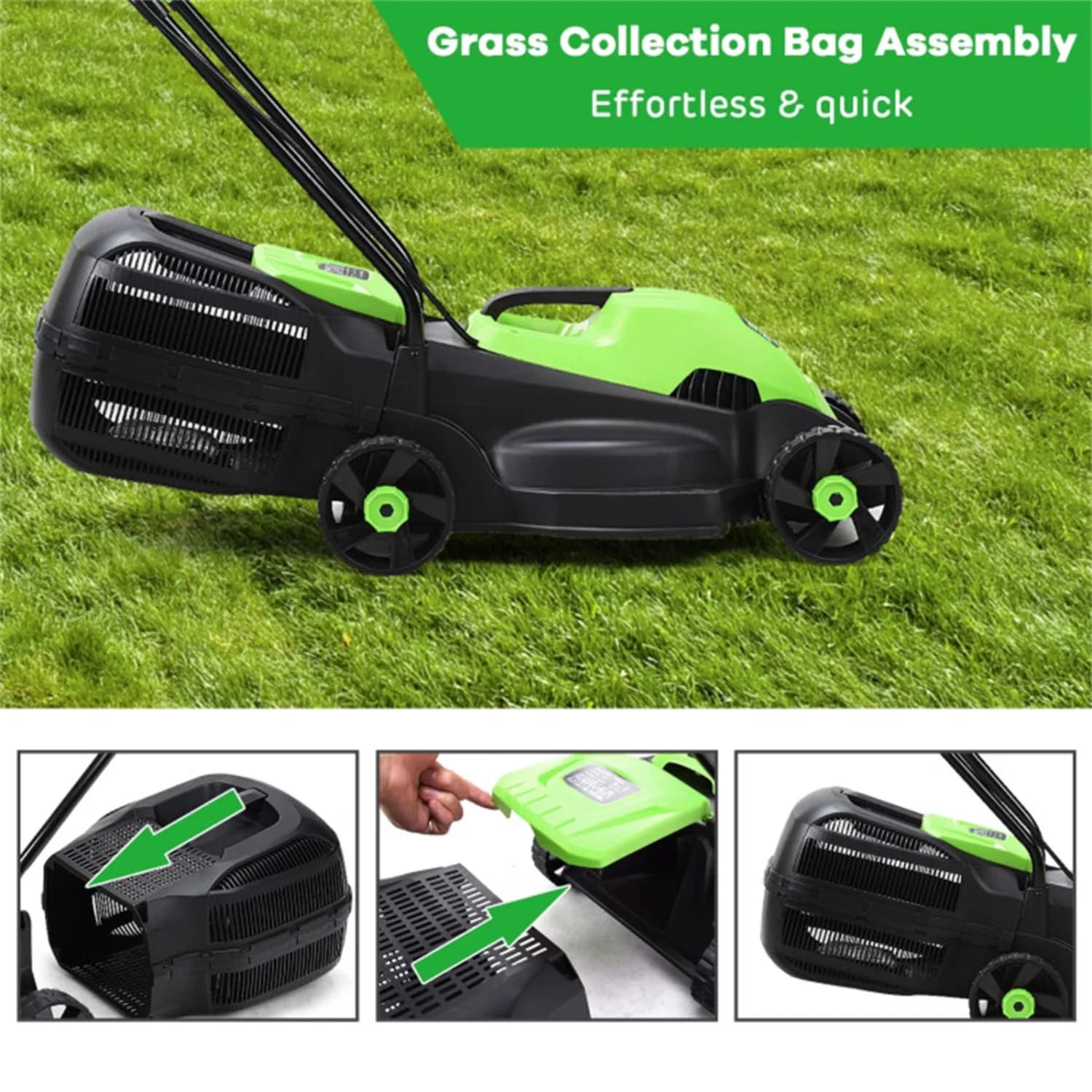 Premium Push Mower - 13 Inch - Commercial Quality Model DD6378