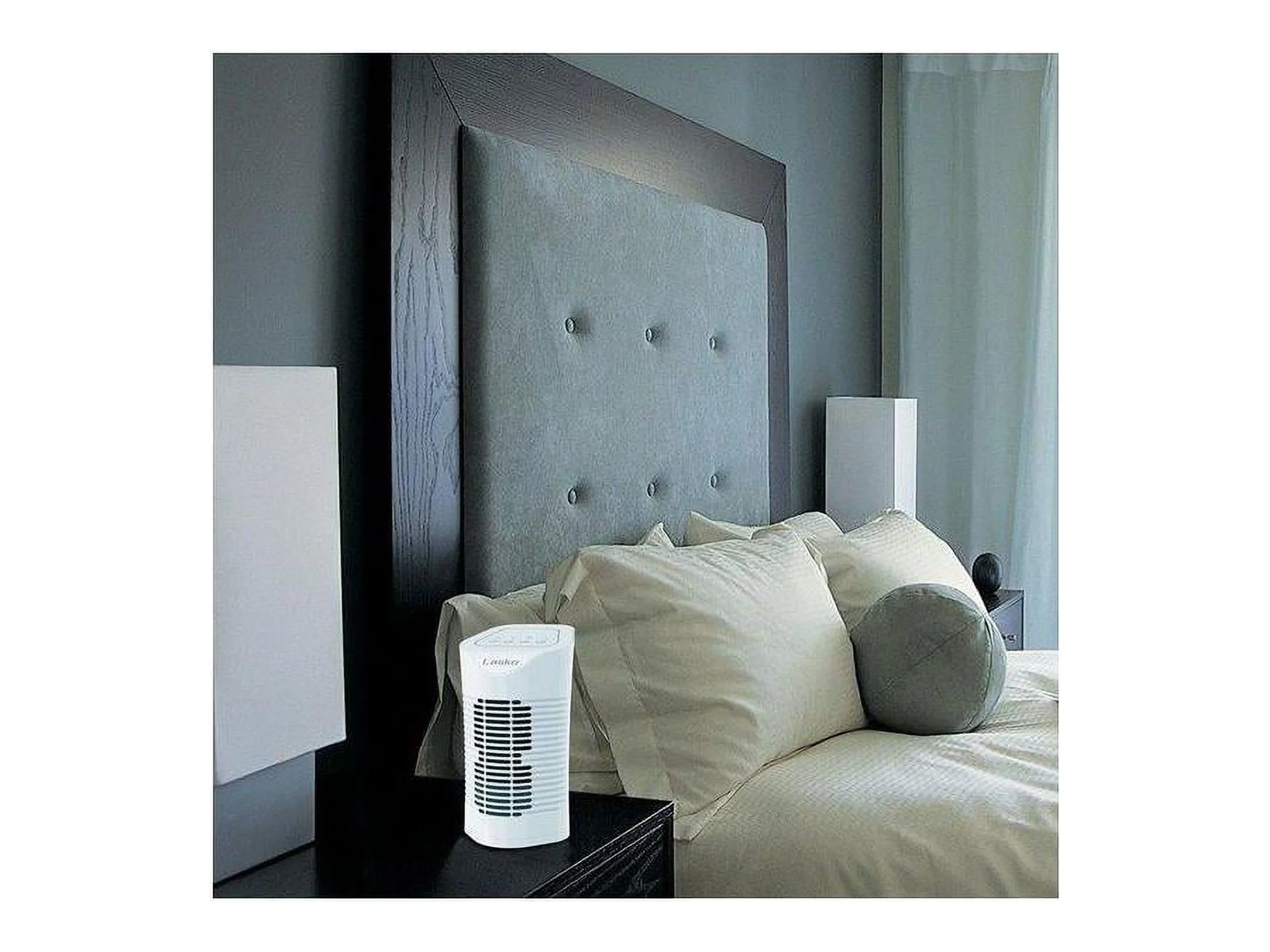 Professional Air Purifier with Variable Speed, 56 Sq. ft. 3-Stage Desktop Tower, White - White Model FEA844