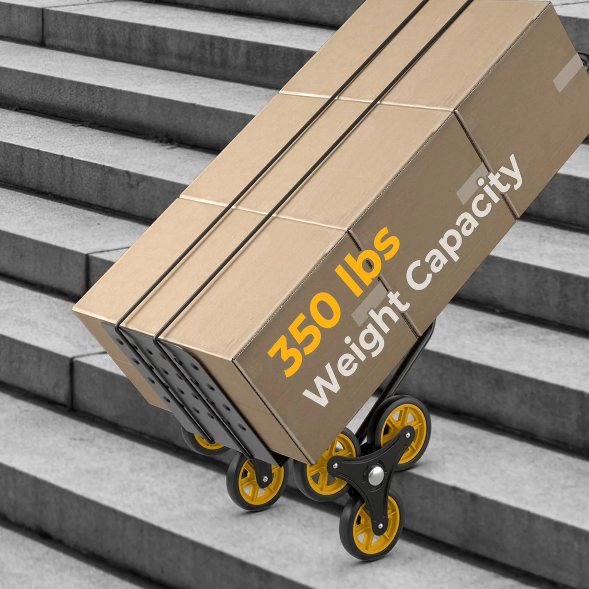 Innovative Moving with Durable, Stair Climber Hand Truck - Metal, Rubber Model 267986