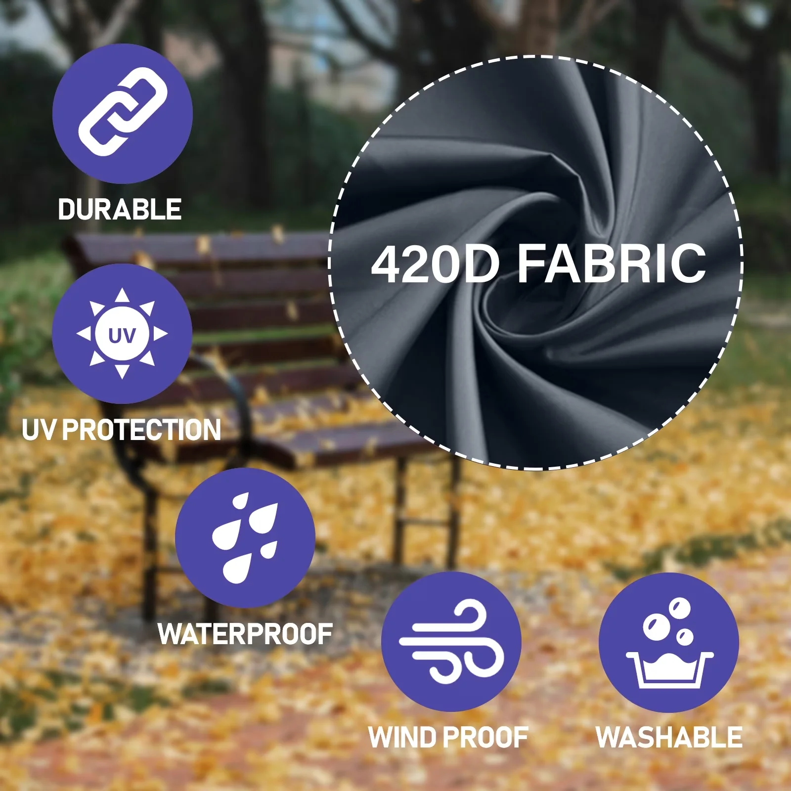 Replacement Parts Accessory Essential with Waterproof - Dark Fabric Universal Model 0303DE