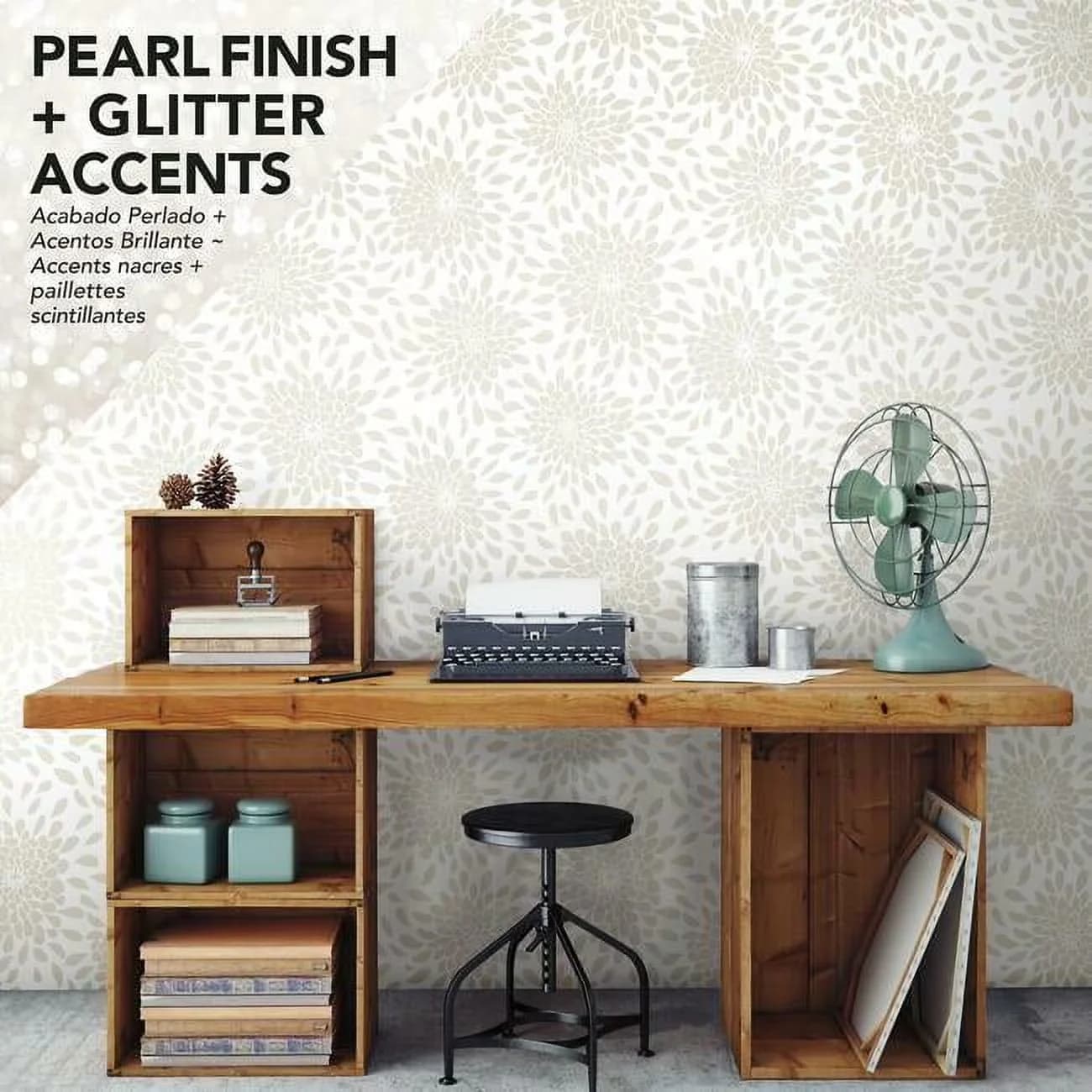 Wallpaper Wall Decals Wall Covering Durable with Removable, Removable and repositionable - Vinyl Beige Model 7F1E6A