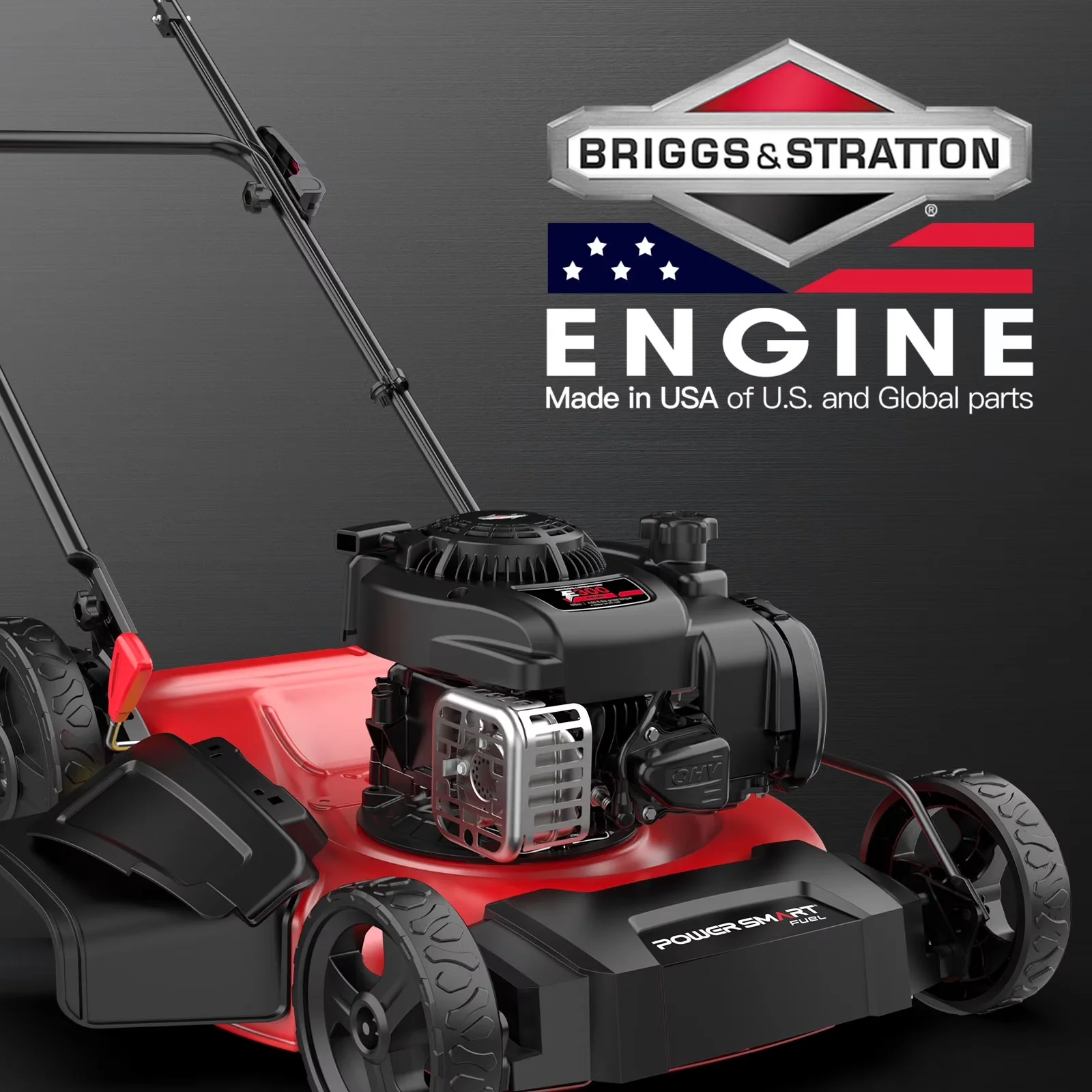Push Mower Innovative with Adjustable Handle Bar, Adjustable Cutting Height - Model F97F1B
