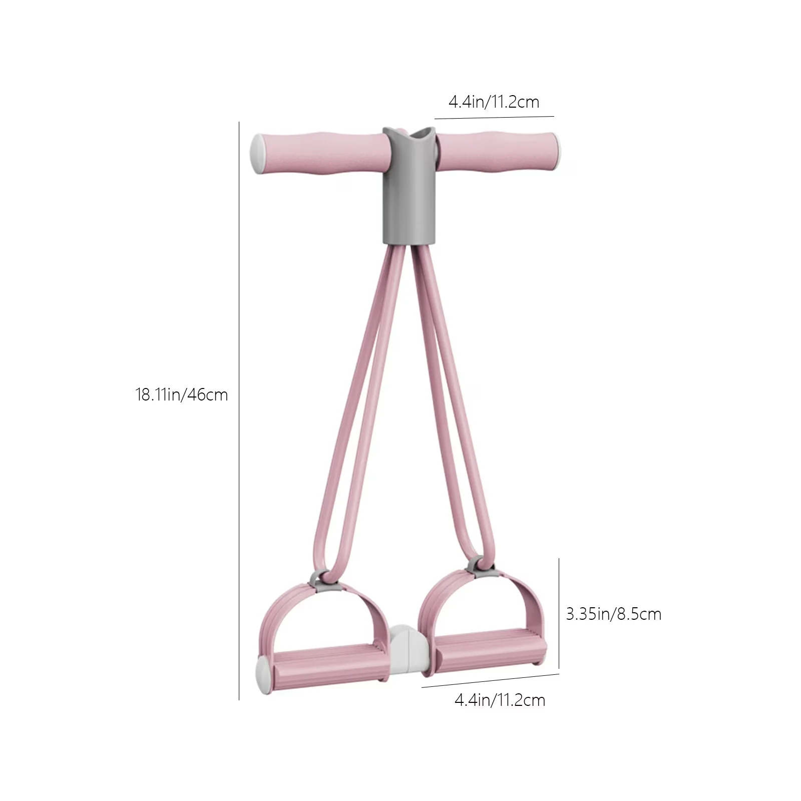 Quality Home Gym Accessory with Adjustable, Material: TPE, Handles Exercise Equipment - Pink Model F278CB