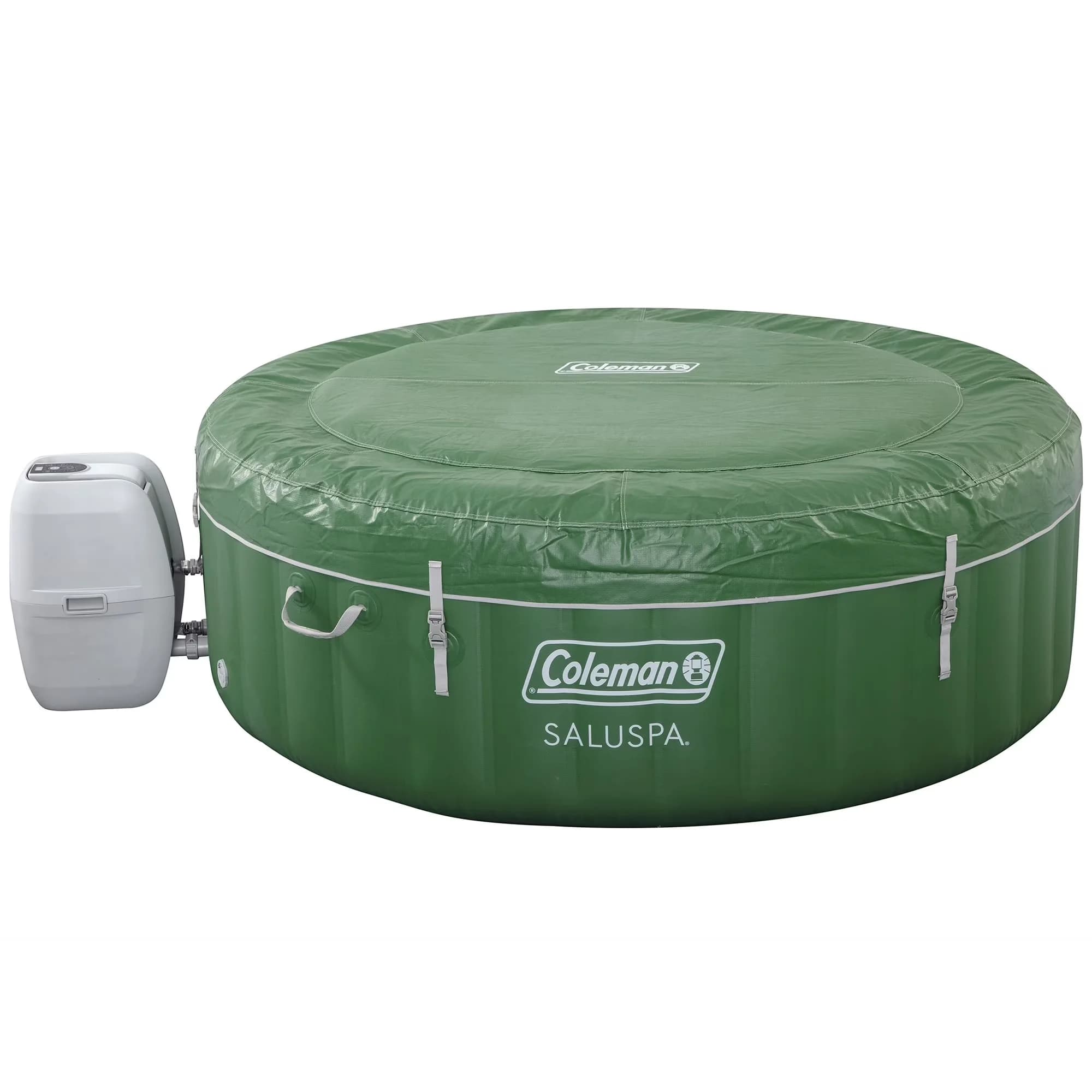 Premium Hot Tub with Inflatable, Freeze-Shield, : SaluSpa Palm Springs EnergrySense - Red Model BBC857