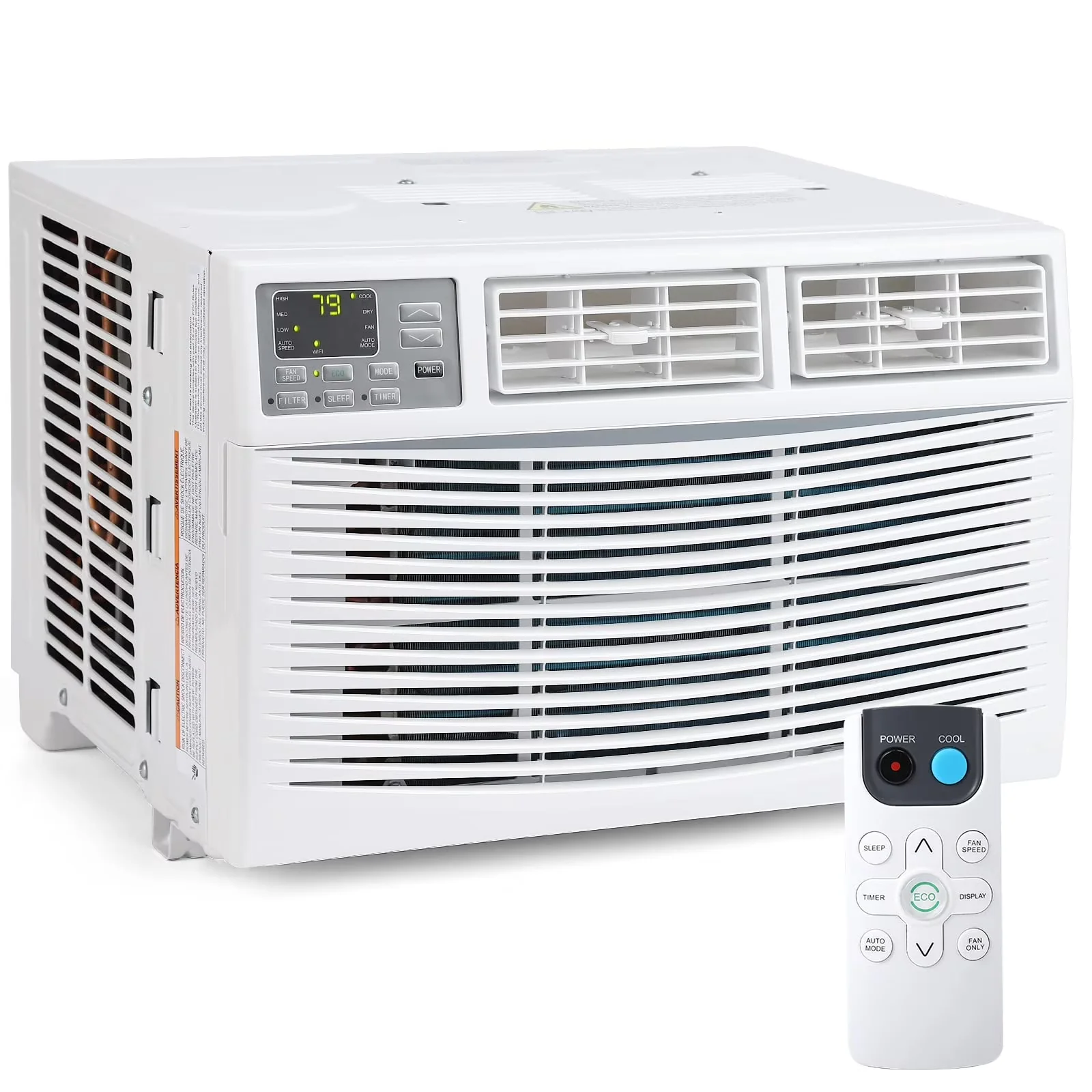 Professional Air Conditioner with 8000 BTU, Remote Controlled, Energy Efficient - White Model 9DBDE1