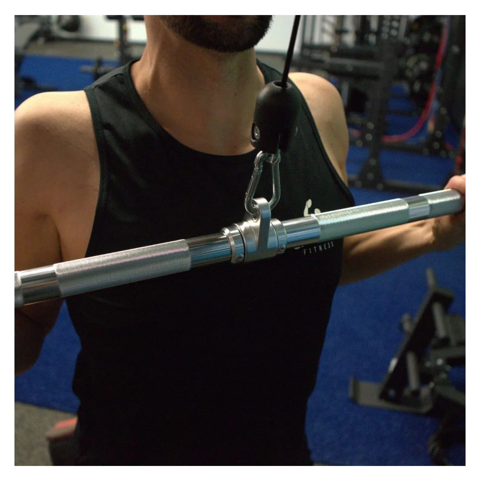 Home Gym Accessory Versatile with Heavy Duty - Aluminum Black for Home Model ED05C6