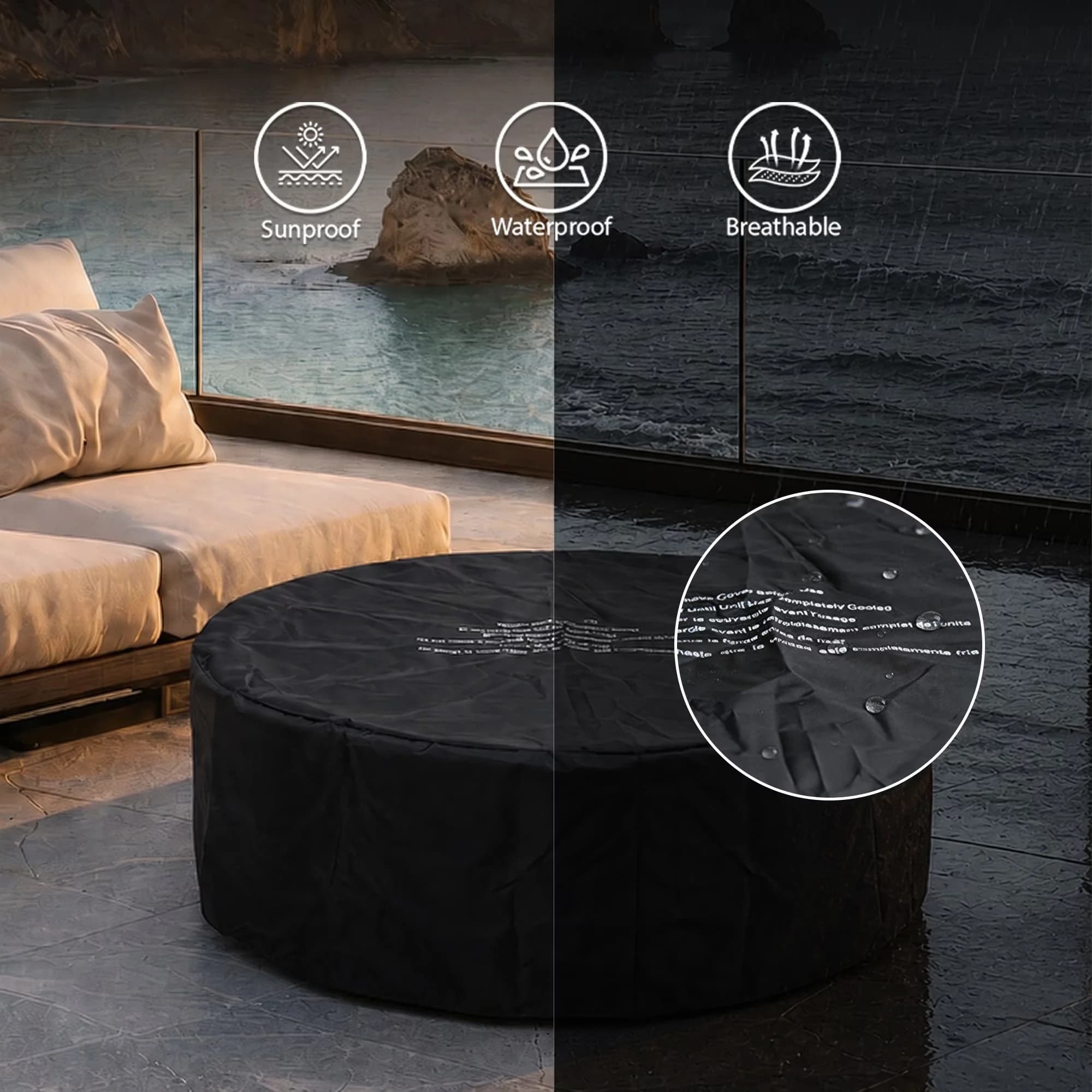 Innovative Outdoor Heating with 65000 BTU, Rust Resistant - Gray Alloy Steel Model F54F0E