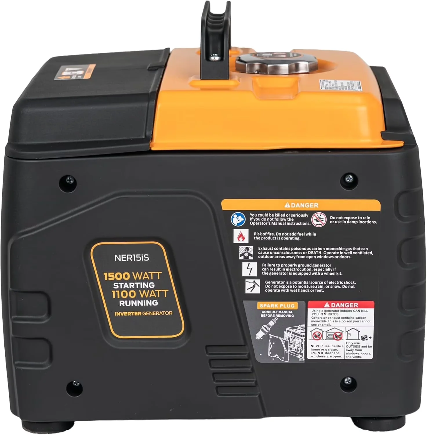 Modern Generator with 1500W, Use, Gasoline for Camping, Outdoor - Watt Model 8CA3A6