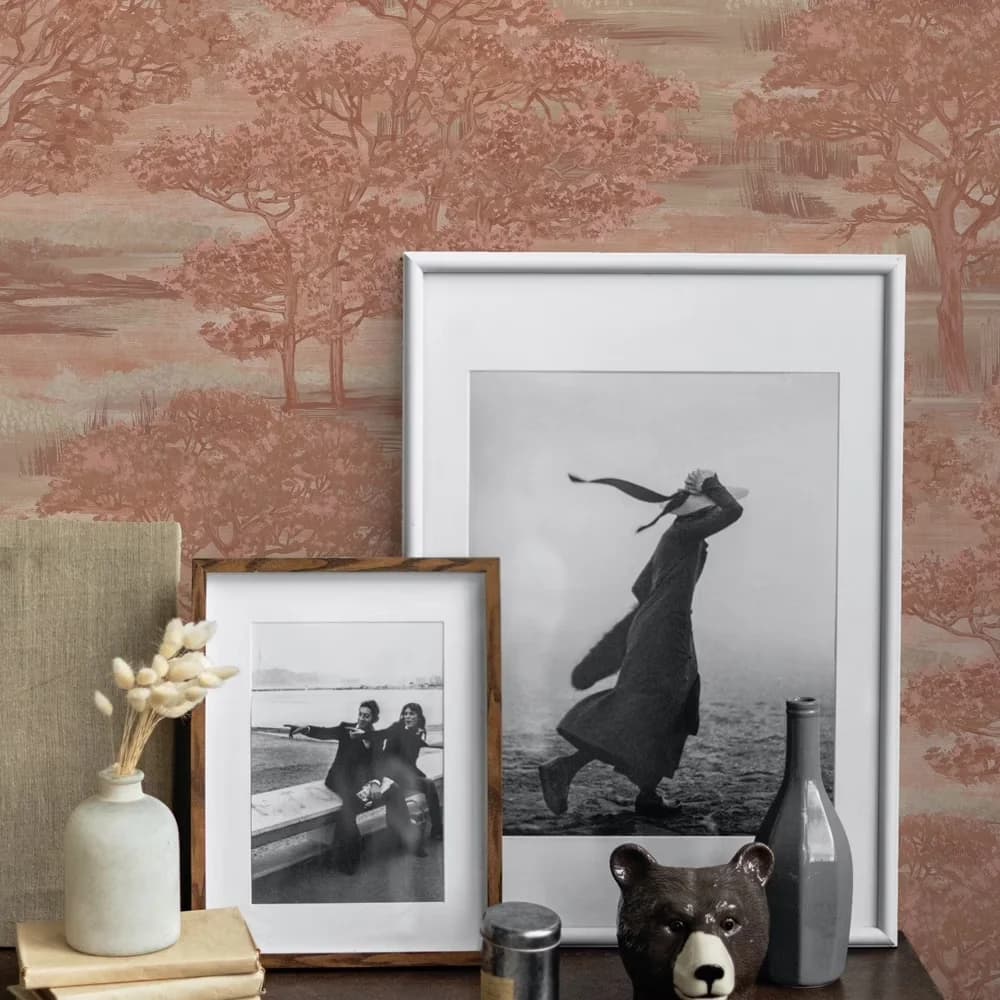 Wallpaper Wall Decals Wall Covering Durable with Washable, Removable, Adjustable - Vinyl Red Model A85F81