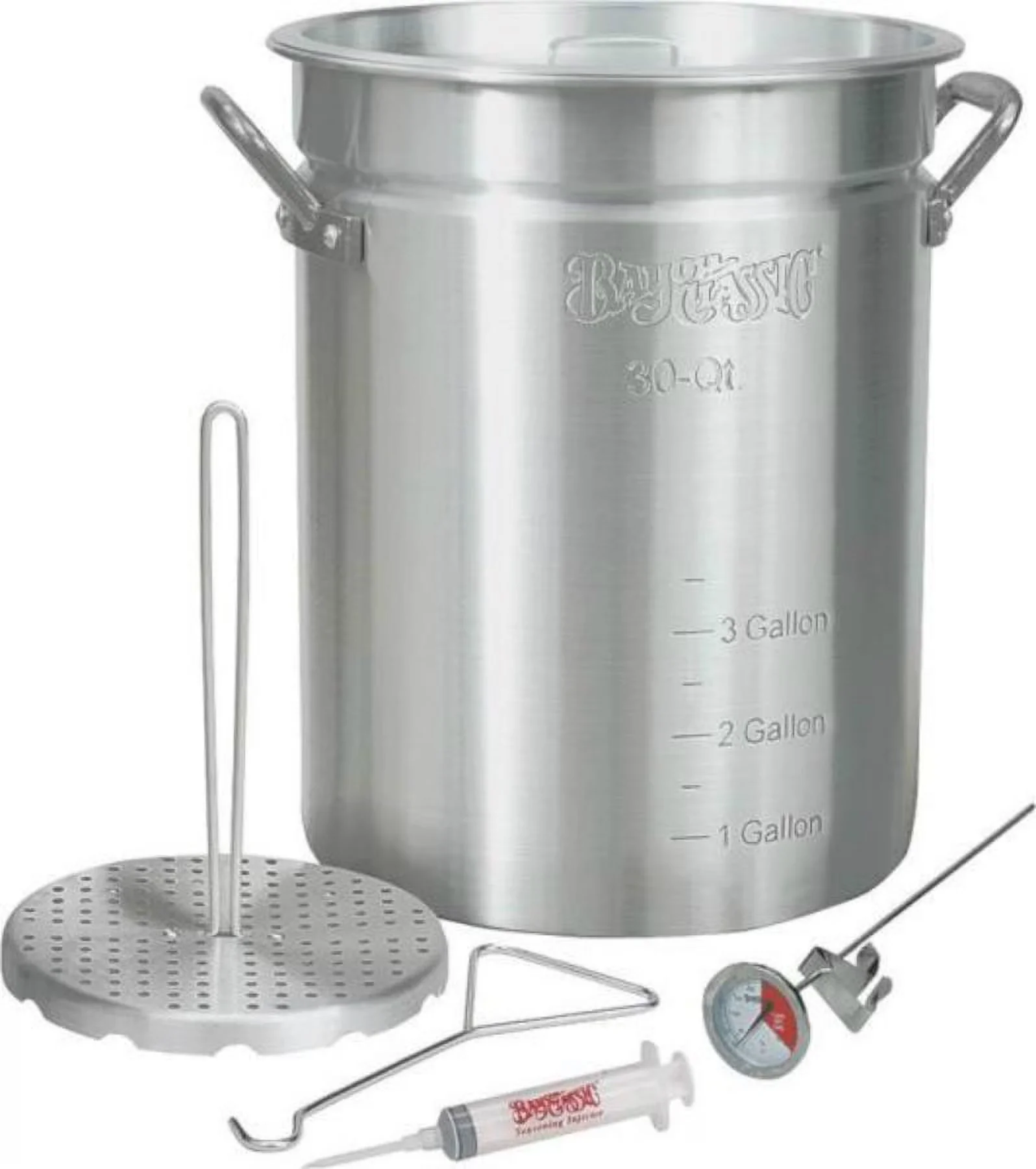 Reliable Outdoor Fryer with Each, 30 Quart, Accessories - Black Aluminum Model C8224D