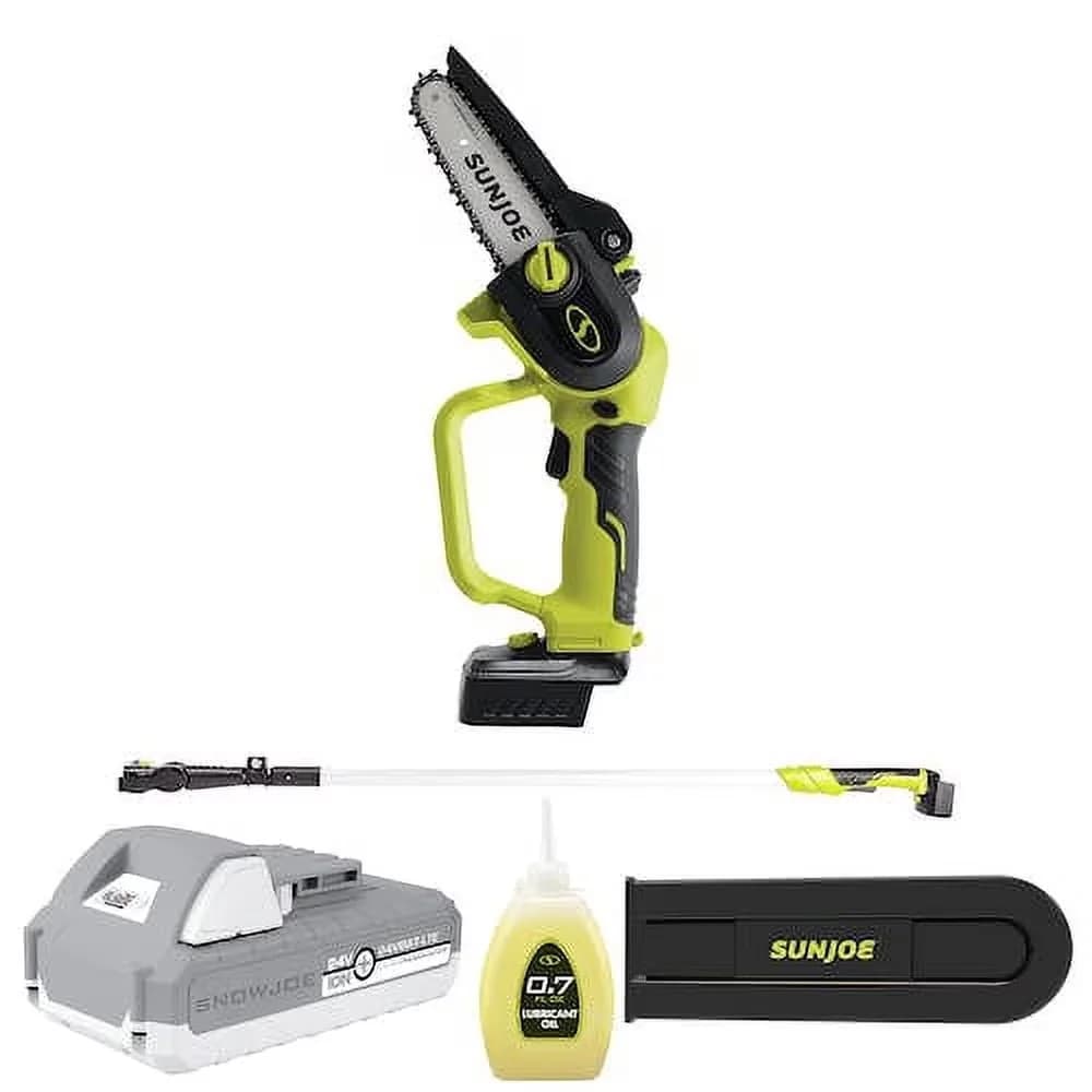 Sleek Pole Saw with Battery, 24V, 4.5 in Cutting Thickness (Refurbished) - Black Model 5831F0