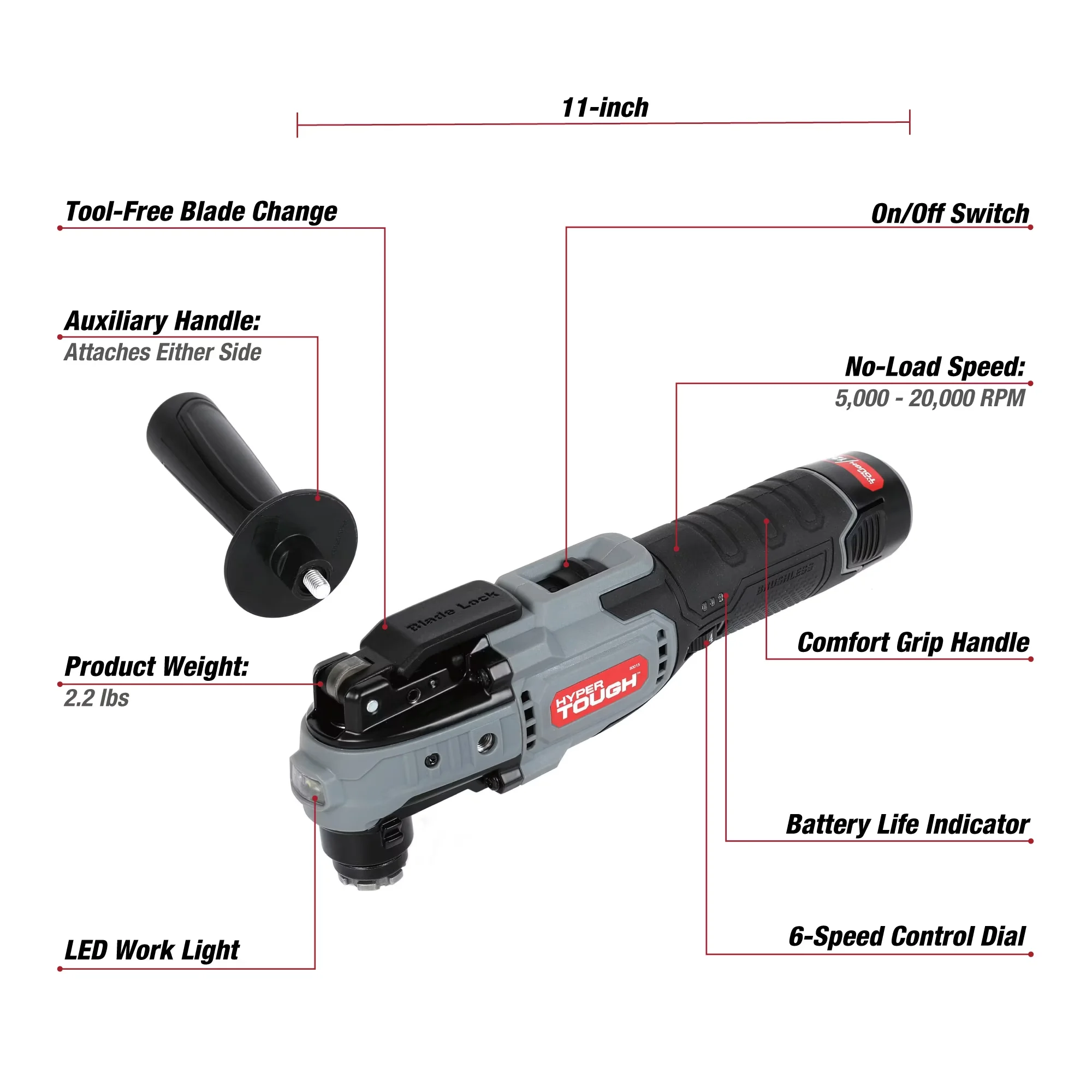 Compact Power Tool with Battery, 12V, Compact Design - Easy to Use Model A73EB3