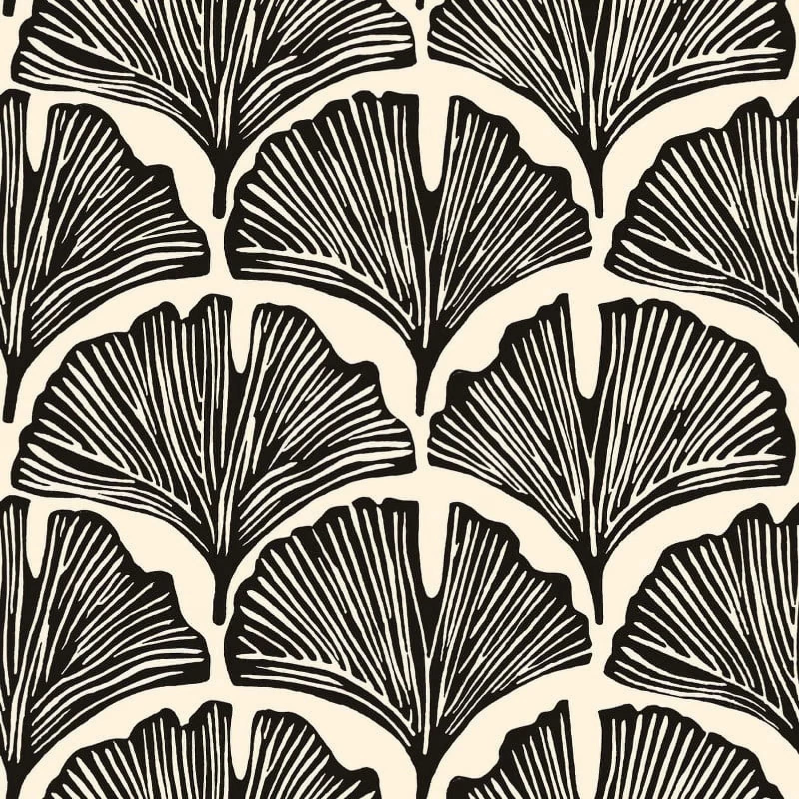 Compact Wallpaper with Washable, Easy To Clean, 20.5" x 16.5' - Vinyl Zebra Black Model EC24CA