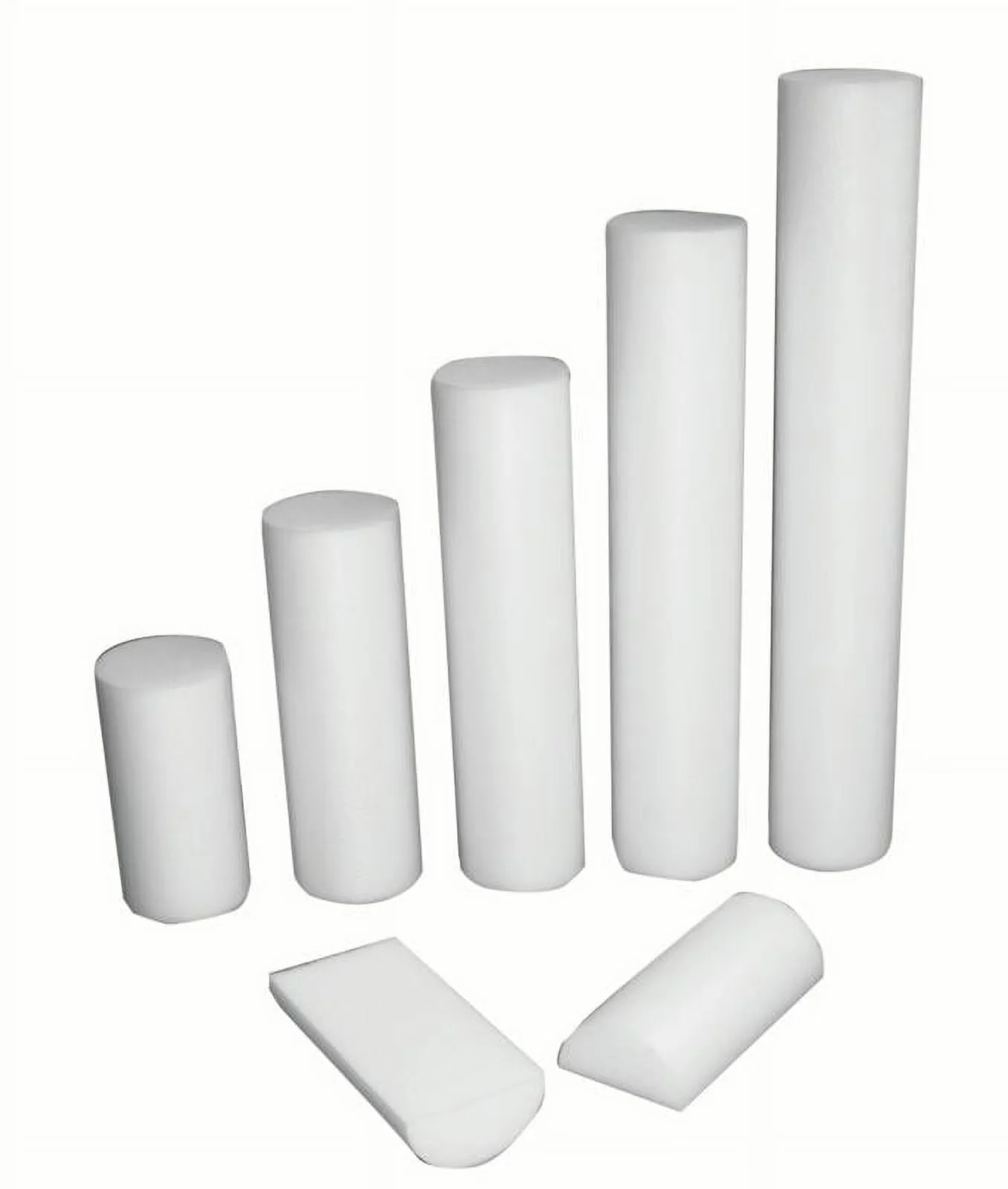 Innovative Home Gym Accessory with 6 x 12 In, Case of 72 - Polyethylene White Model E68A2C