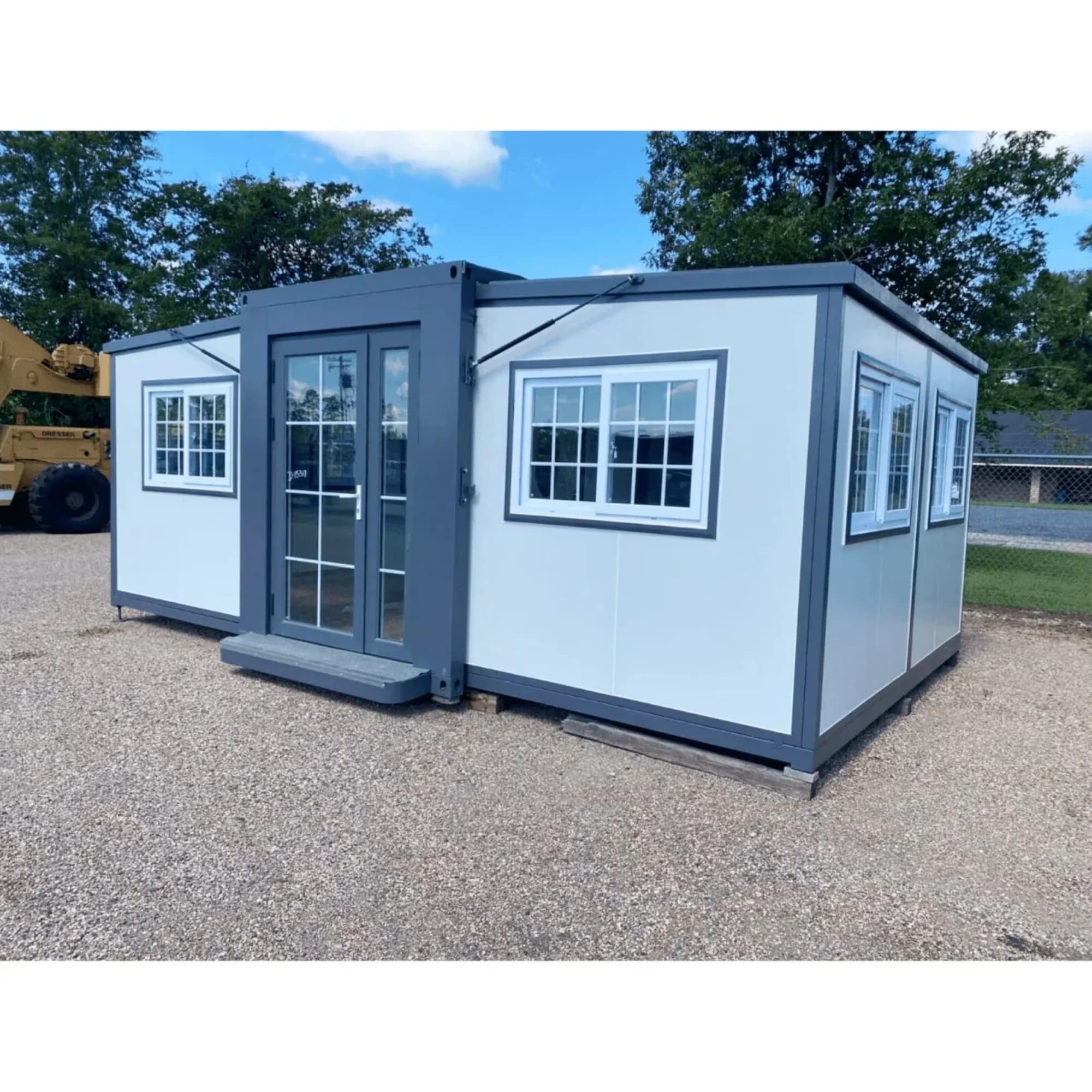 Reliable Shed with Rust Resistant, Rot Resistant, Uv Resistant - White Q235 Galvanized Steel Frame, Steel Roof, Zinc-Coated Base With... Model 4BD3A1