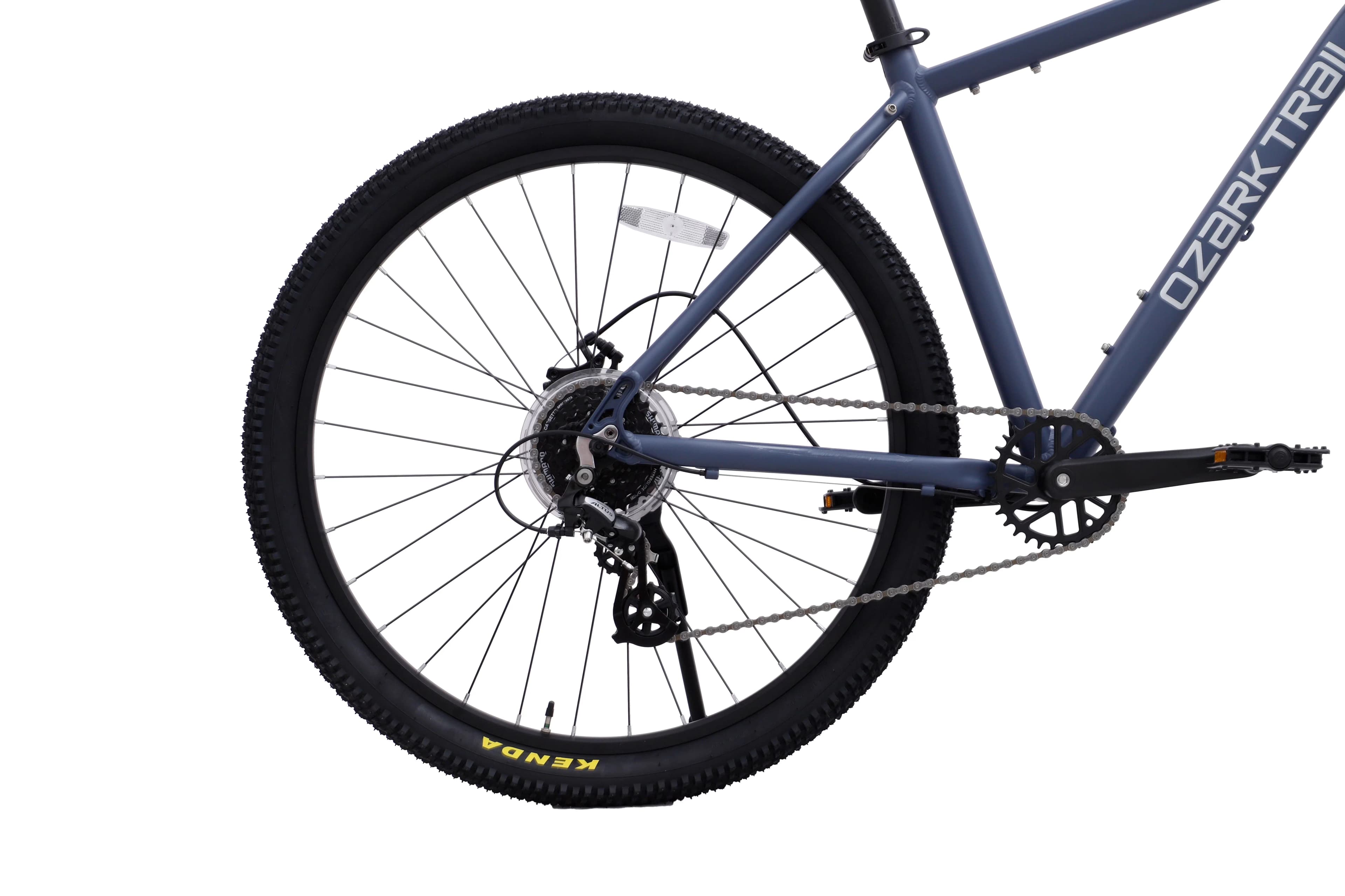 Innovative Mountain Bike with Lightweight, 6'2"+, Frame: Aluminum Alloy, tapered head tube - Blue Model 9A9B0F