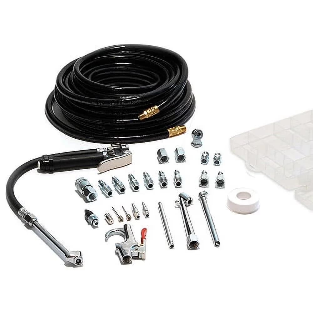 Reliable Air Tools Compressor with 150 PSI, Plastic - Clear Pvc, Plastic (Storage Case), Steel Model B672F9