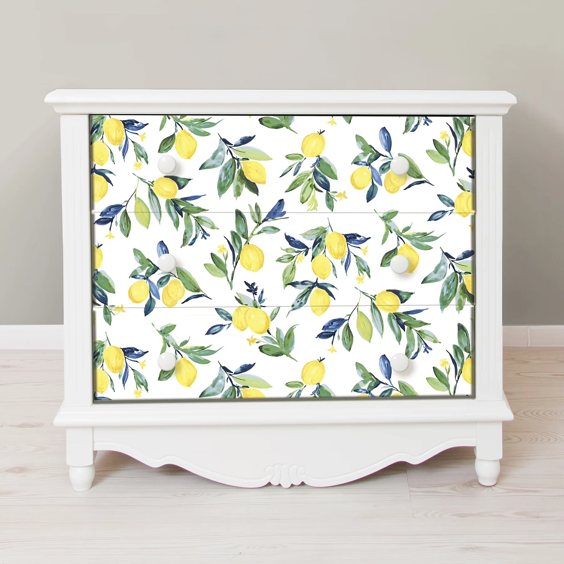 Quality Wallpaper with 216-in by 20.5-in, 30.75 sq. ft, Lemon Drop Yellow Vinyl Peel And Stick - Yellow Vinyl Model C8DA0B