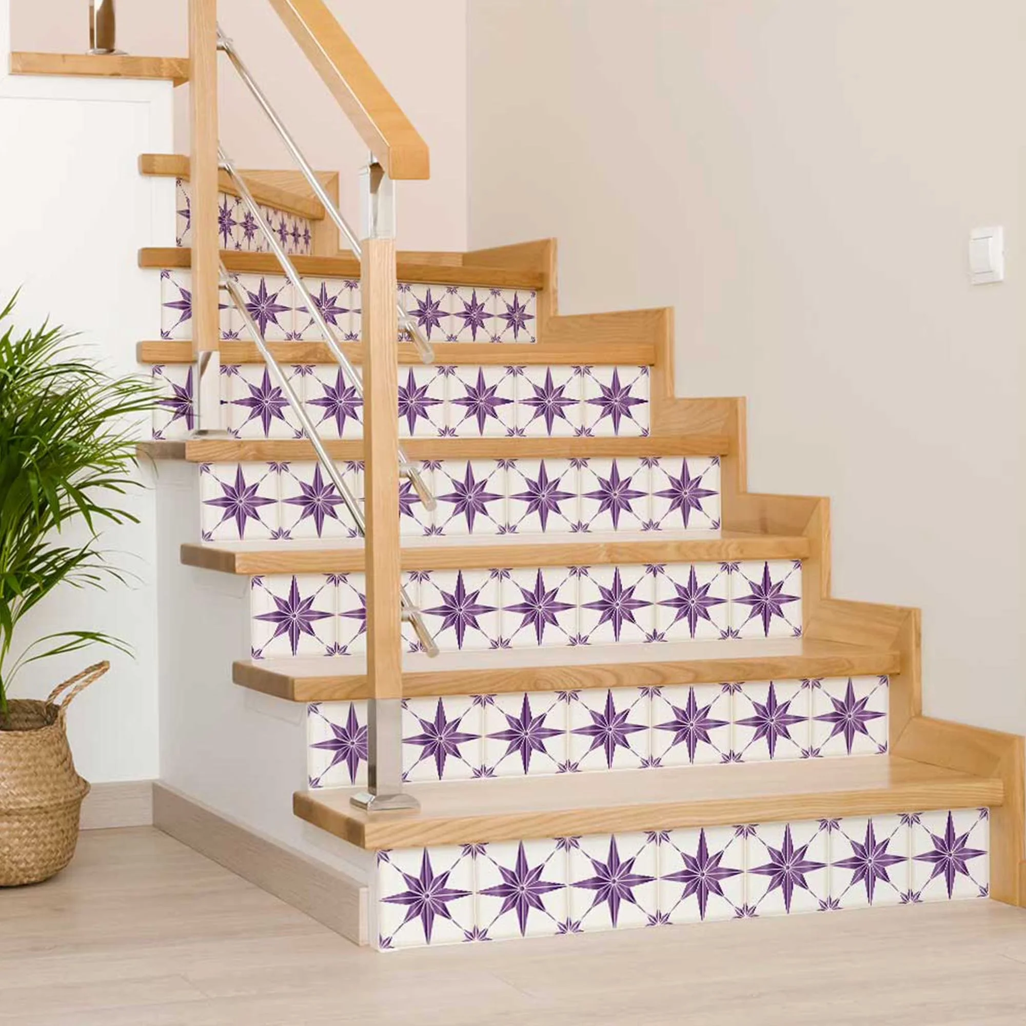 Bathroom Renovation Premium with Reusable, Ideal - Vinyl Purple for Bathroom, Kitchen Model 59FE6D