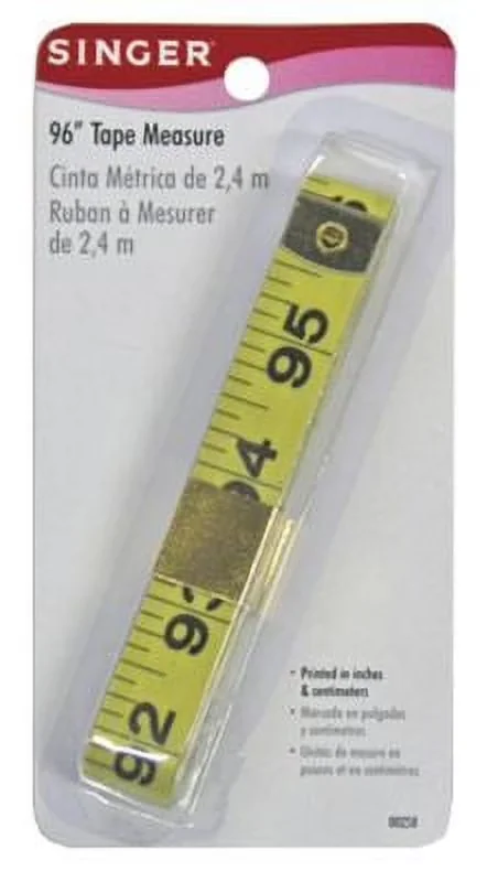 Measuring Layout Stylish with Durable, Singer 96" Extra Long Tape Measure 1 ea - Yellow Various Model DAF4BB