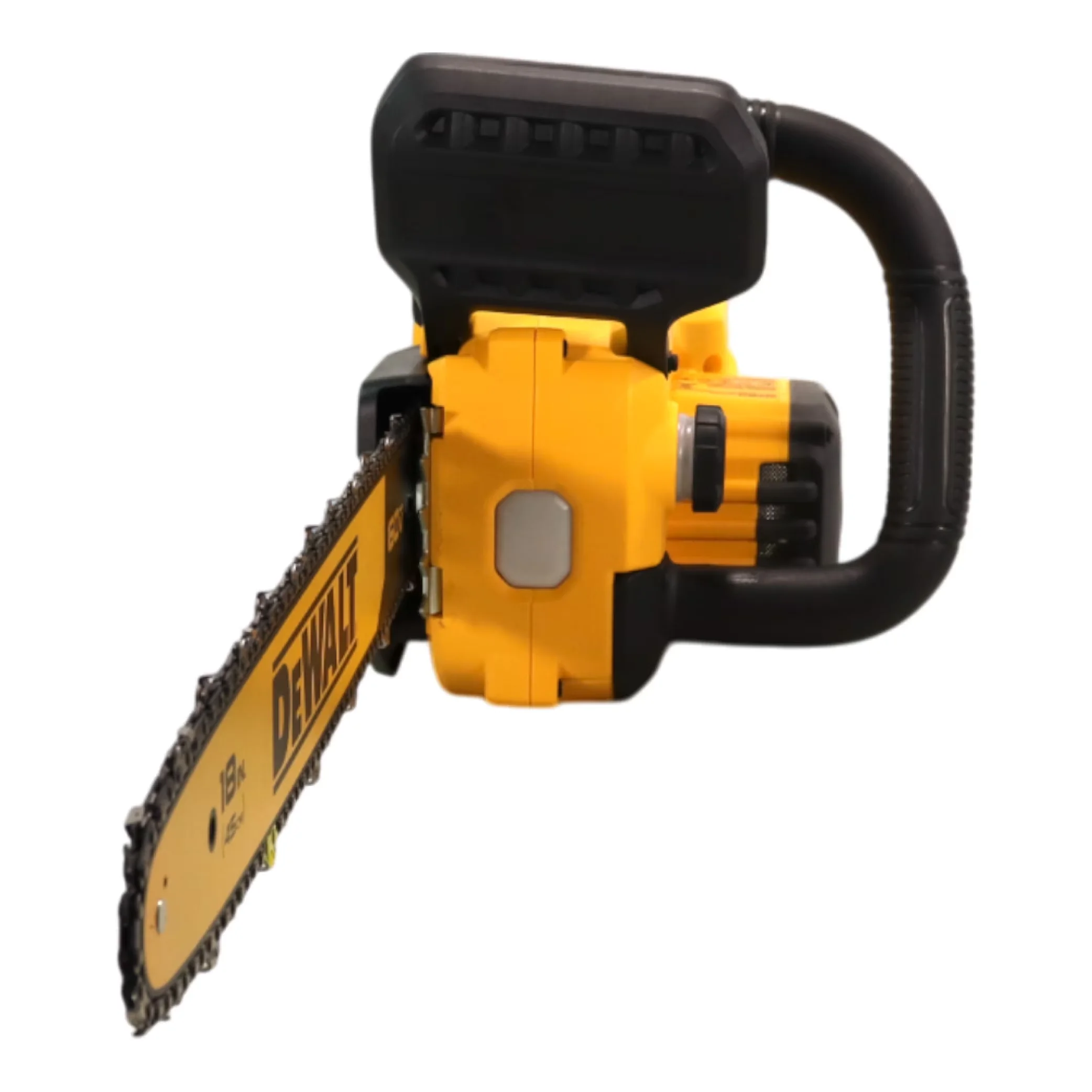 Chainsaw Stylish with Battery, 60V, 60V MAX Cordless - Yellow - Space-Saving Design Model 65992A