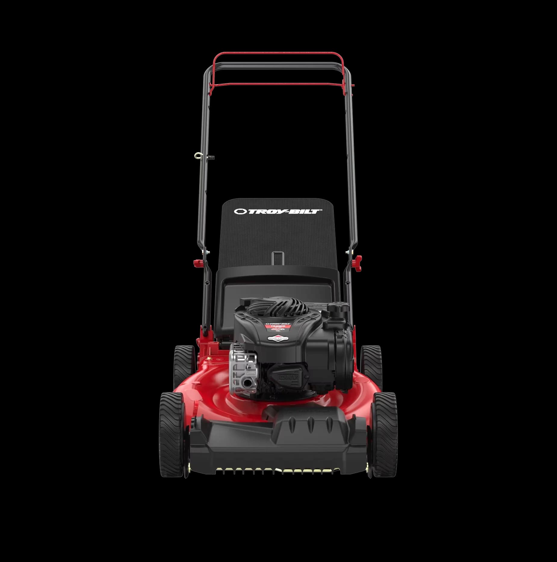 Modern Push Mower with Bagger, Mulching, TB200 - Red - Residential Grade Model 90785E