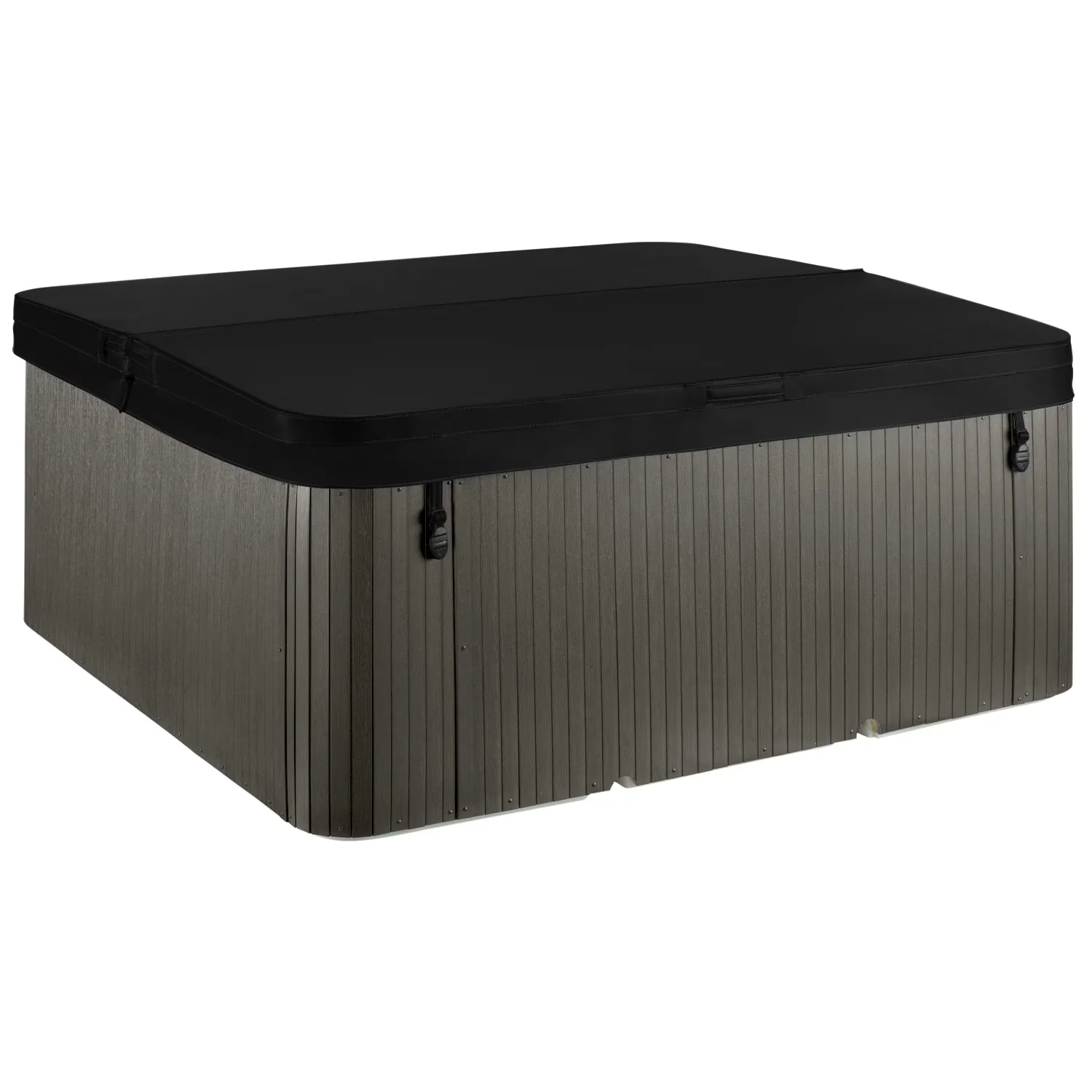Hot Tub Compact with Led Display, Energy Efficient - Arctic White/Coastal Gray Model 65471B