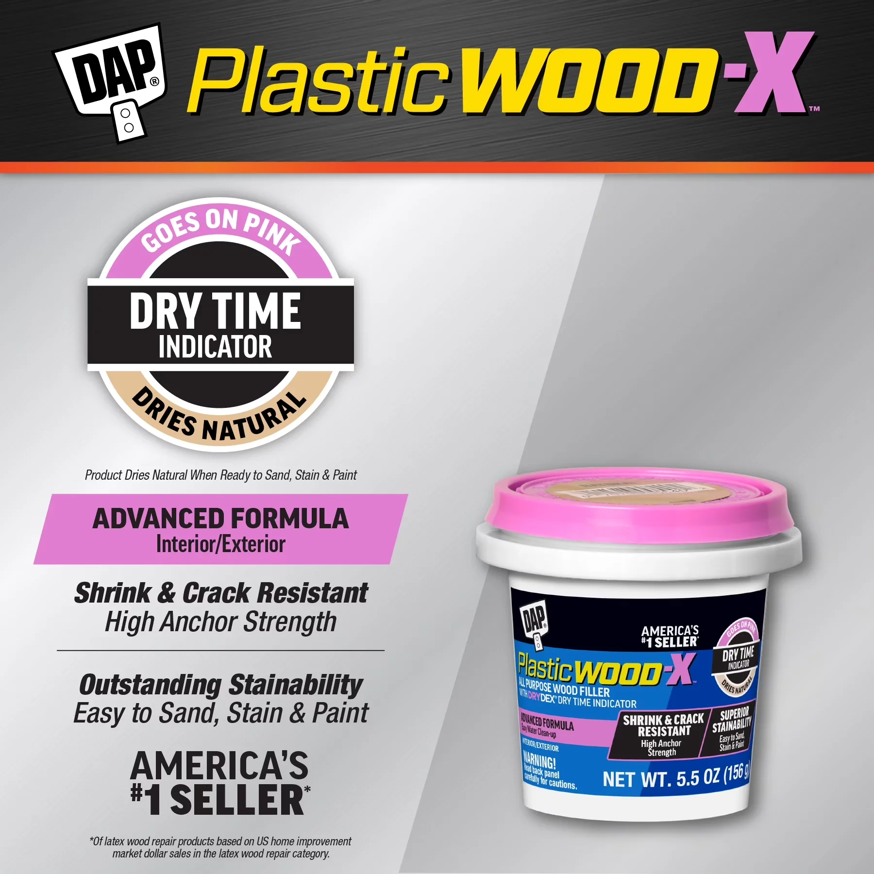Classic Building Material with Easy To Clean, Plastic Wood-X - Pink for Home and Office Model 0AA7A0