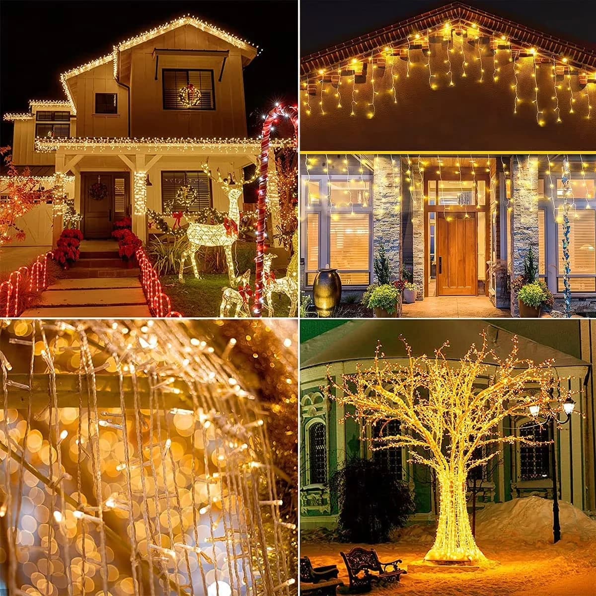 Novelty Light Compact with LED, Waterproof, Christmas String Lights Indoor Outdoor - Model 7B1D1F