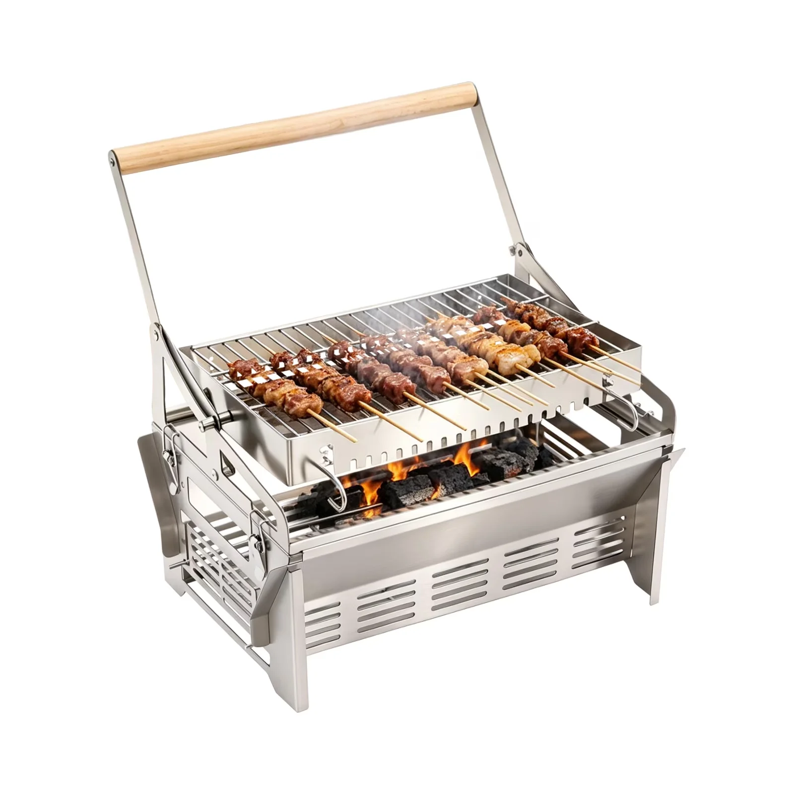 Sleek Flat Top Grill with Assembly Required: Yes, Material: 304 Stainless Steel, Installation Type: Free Standing - Stainless Steel... Model 7347E5