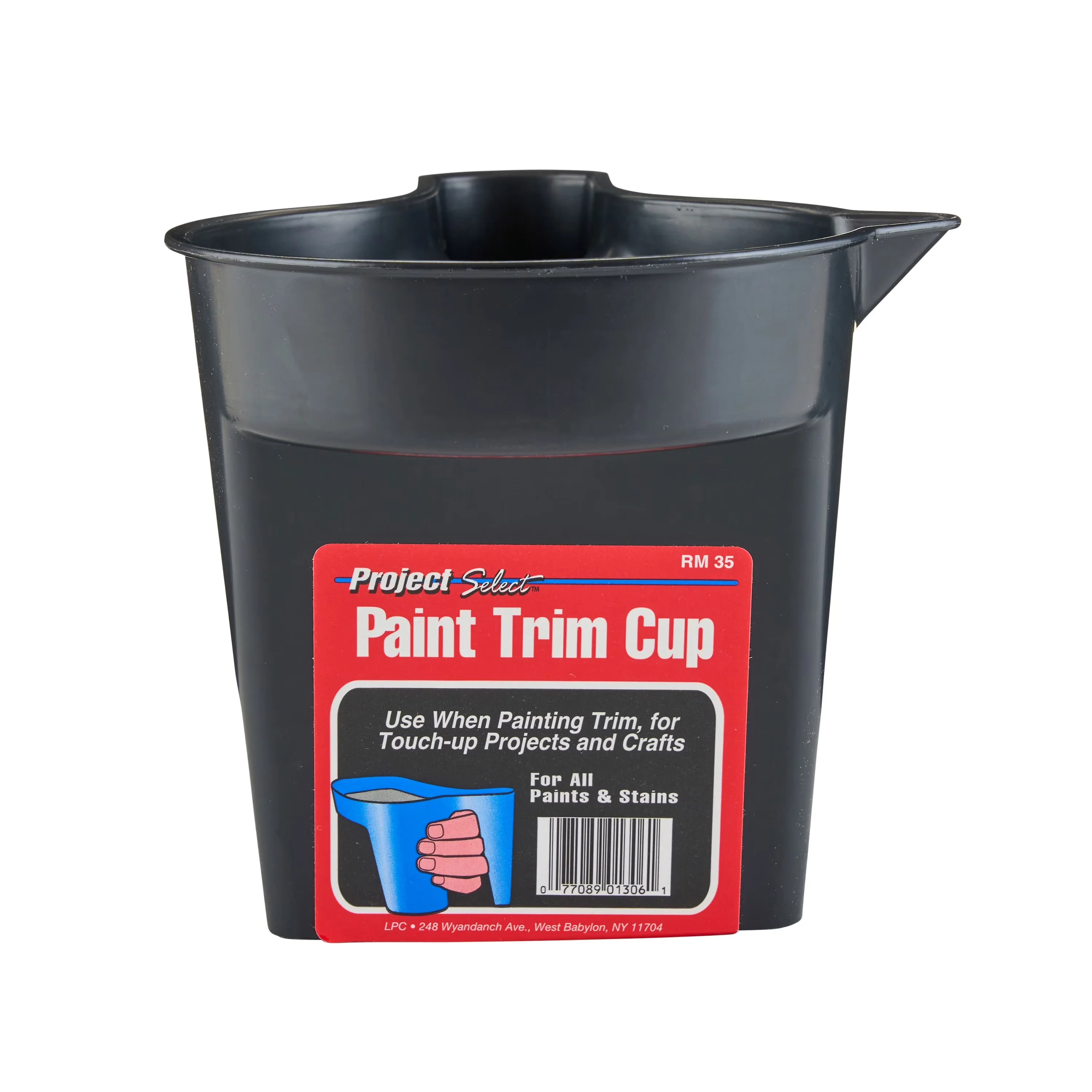 Professional Paint Tools Supplies - Paint Brushes Rollers Tray with Easy To Clean, Reusable - Black Plastic Model 602040