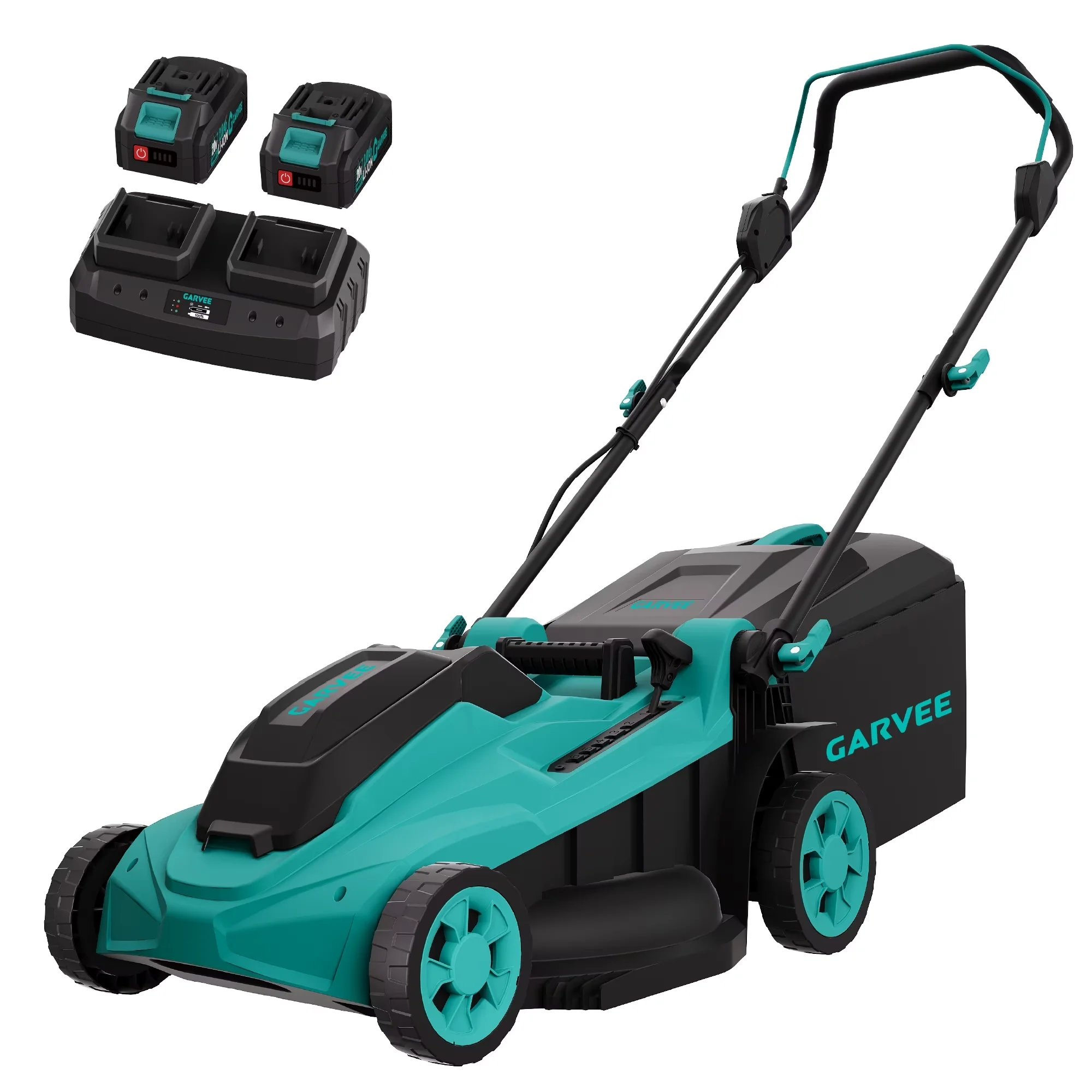 Push Mower Stylish with Battery, 40V, Brushless Motor - Blue 17 - Essential Collection Model A79B58
