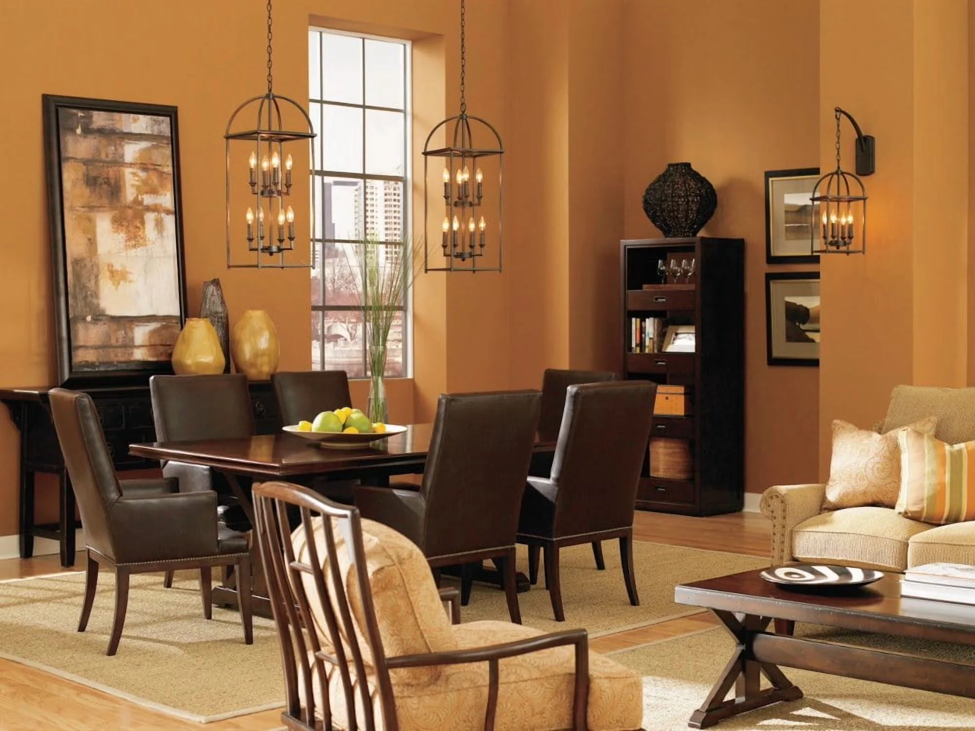 Ceiling Lights Fixture Essential with Incandescent, Energy Efficient, Farmhouse - Resin, Steel Model 72BFD9