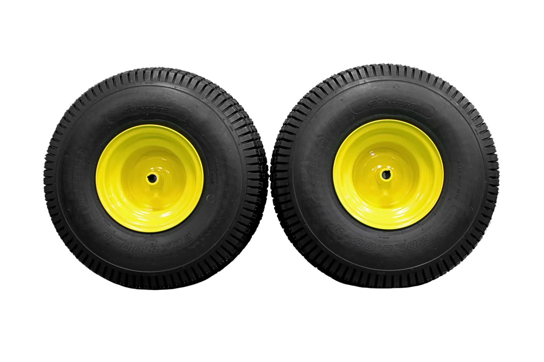 Lawn Mower Tire Compact with Durable Construction, Tire size:20x8.00-8 Ply: 4 Tubeless for Garden - Model AC2018