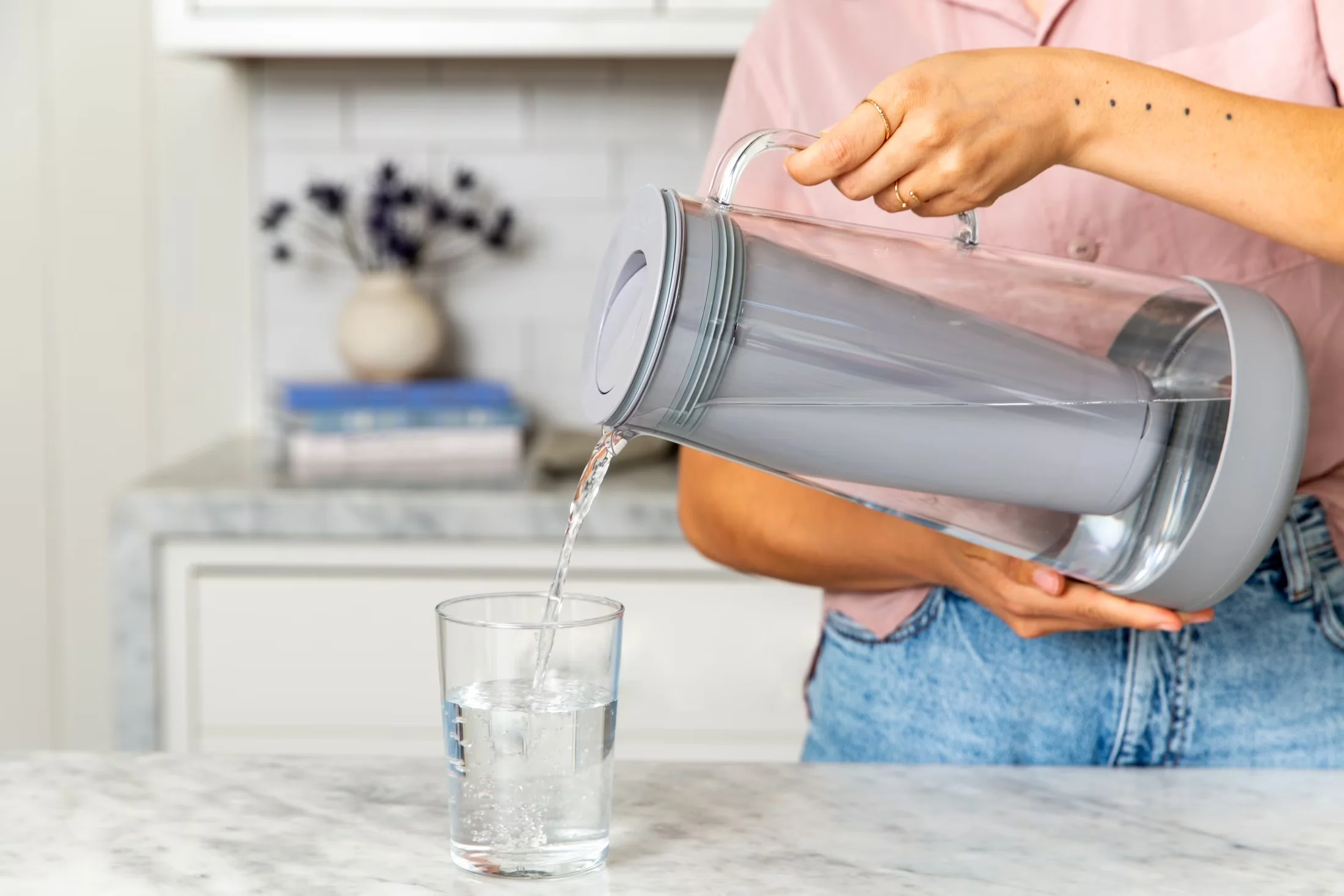 Versatile Water Filtration with Made in the US - Purple Bpa-Free Plastic; Hollow Fiber Membrane, Carbon Model A1E2CA