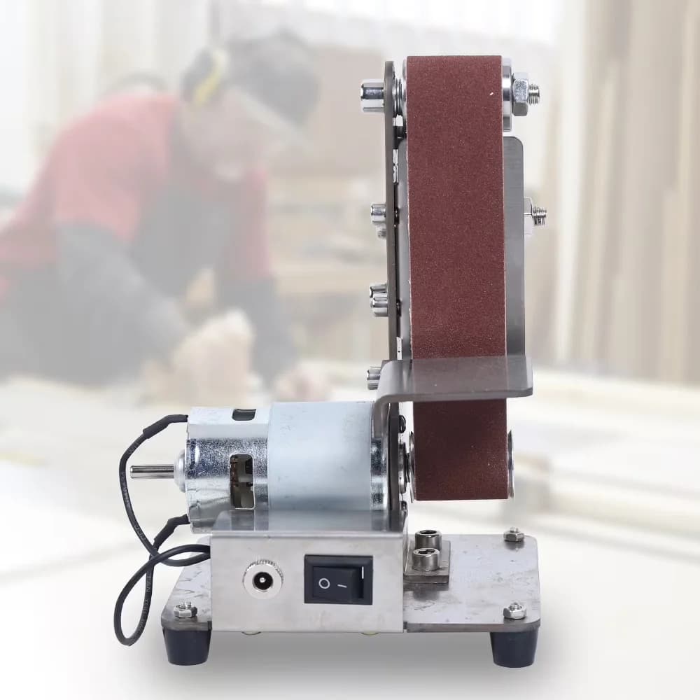 Woodworking Modern with 12V, Adjustable, Mini Belt Sander - Contemporary Style Model 6B0F27