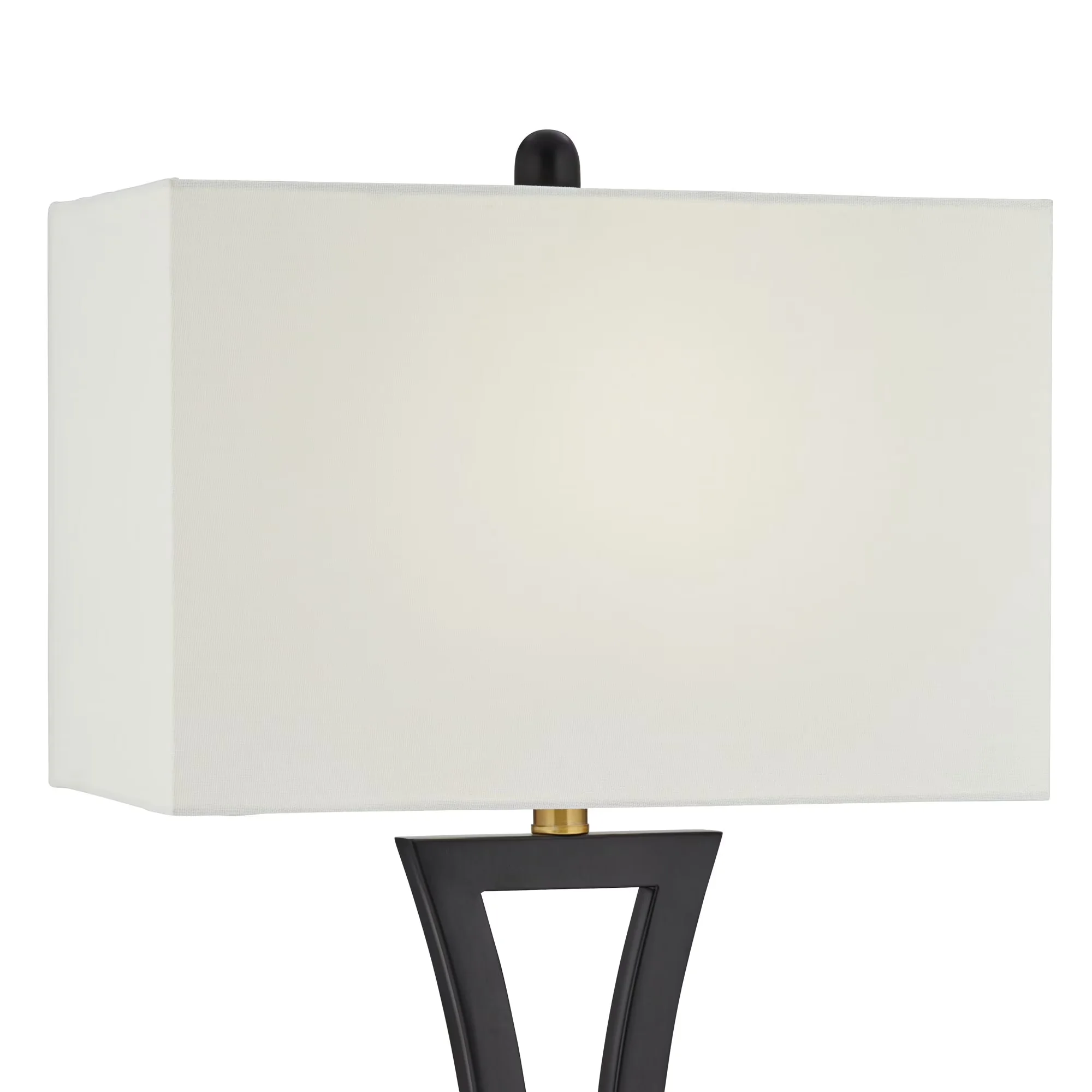 Innovative Lamp Set with Modern, Roxie Modern Table Lamps of 2 - Metal Black Model 6EA340