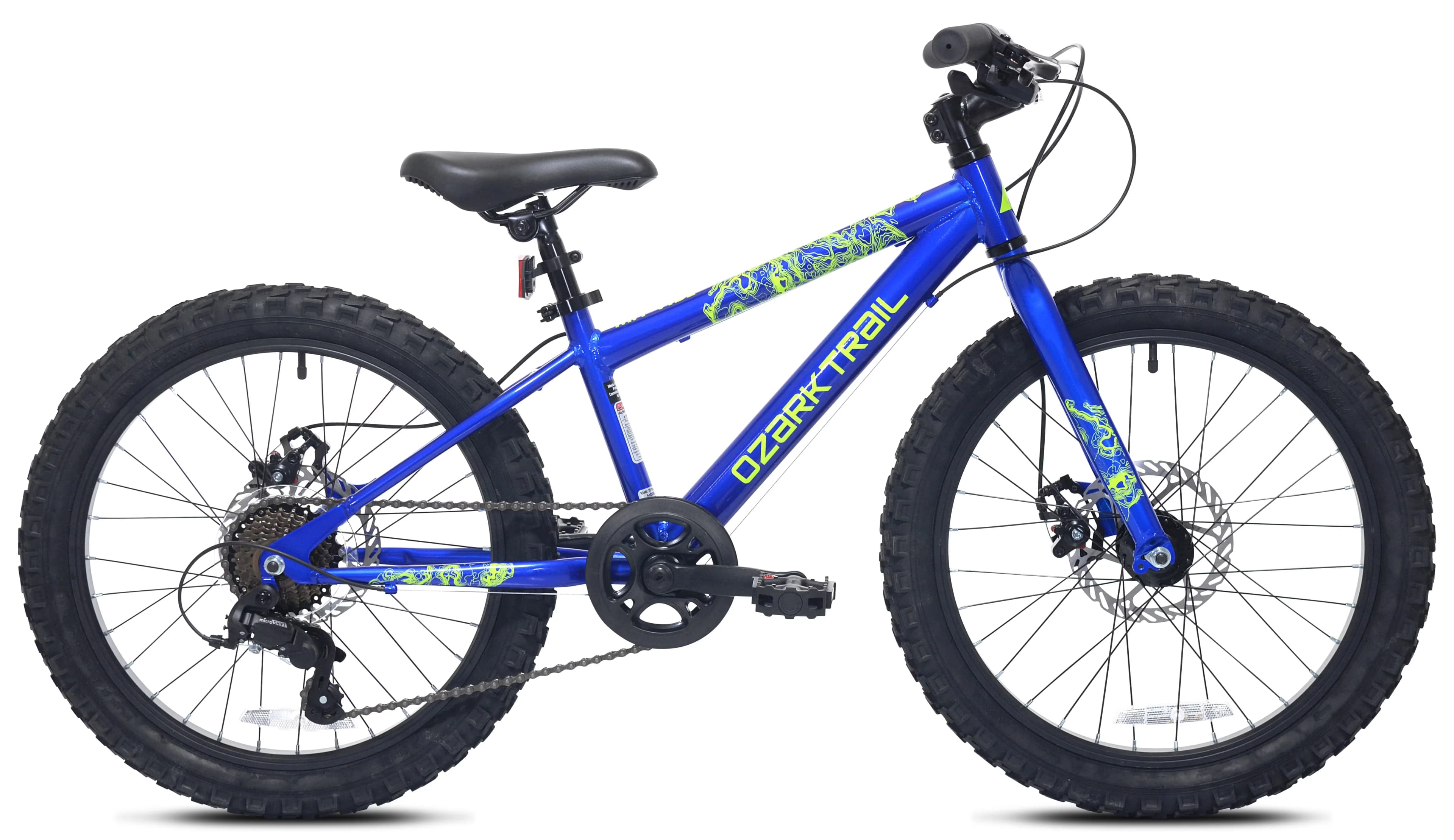 Essential Mountain Bike with Adjustable Speed, Adjustable Handlebar Height - Blue Model 7EF280