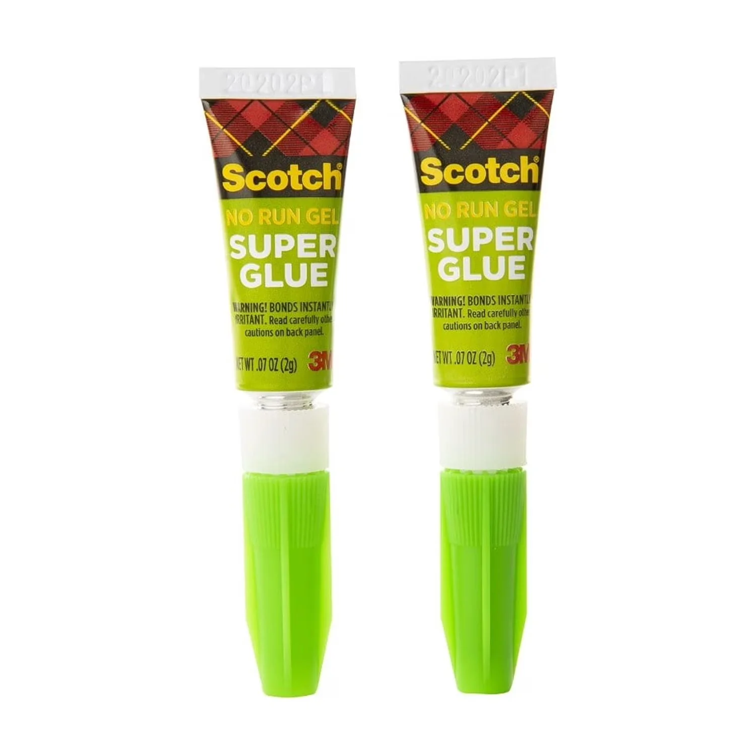 Premium Building Material with General Purpose Super Glue Gel, 0.7 oz each, 2 Count - Clear .07 oz Model 45B484