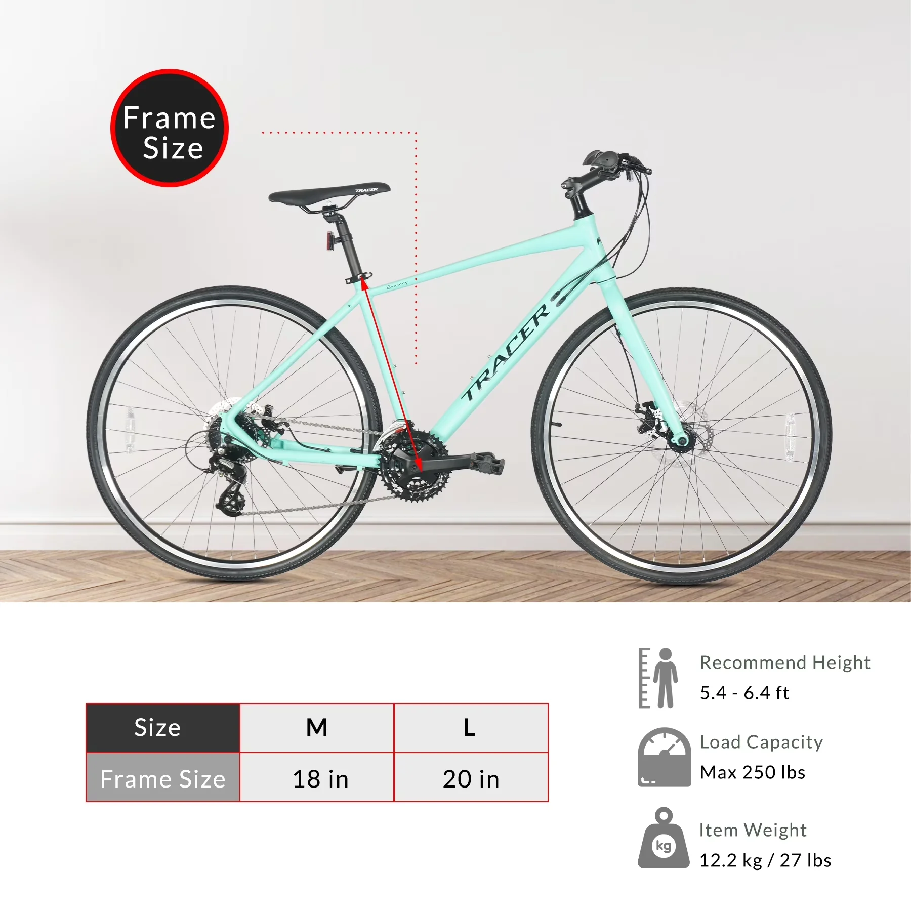 Innovative Road Bike with Adjustable Speed, Adjustable Seat Height - Bravery Model C9D887