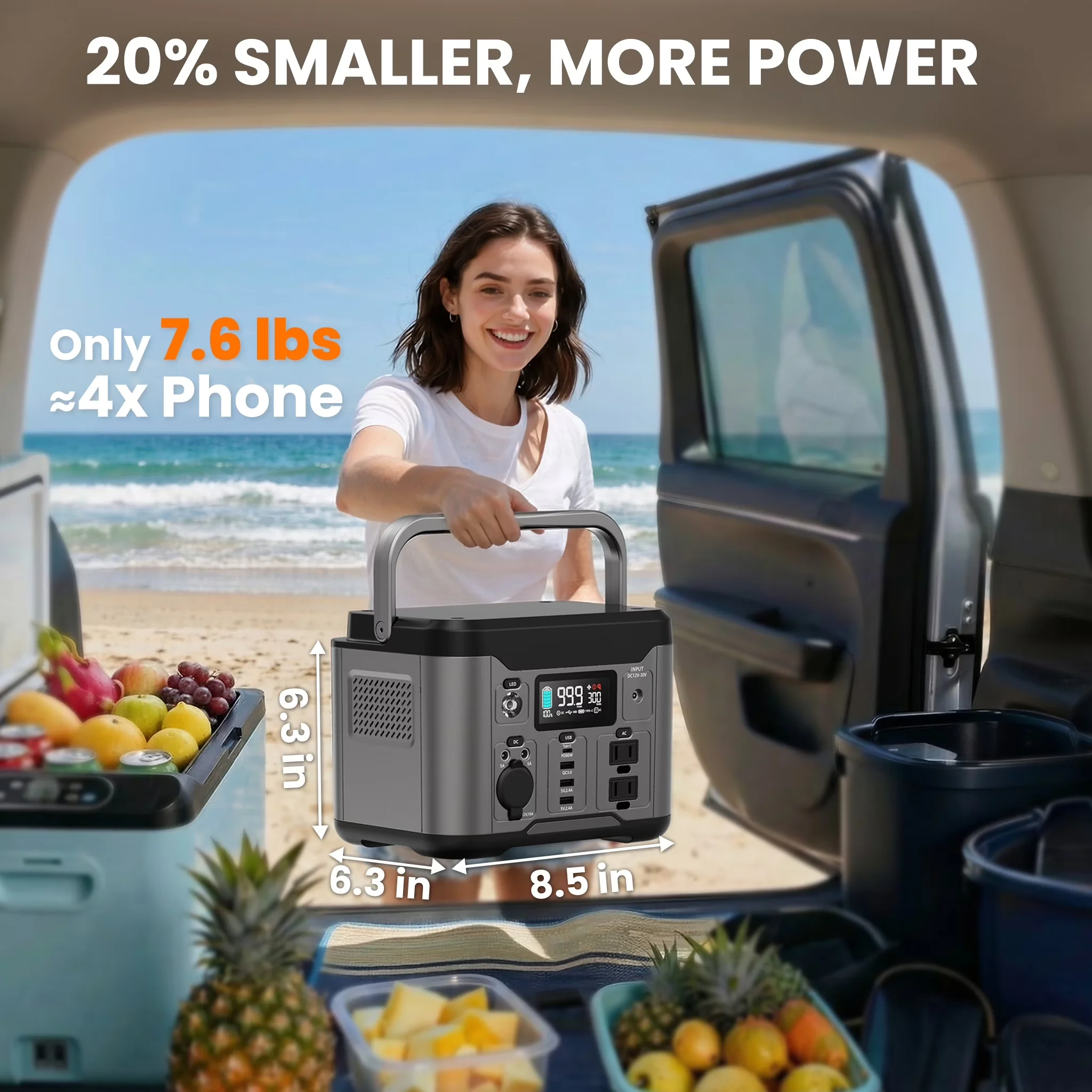 Professional Generator with 300W, 120V, Short Circuit Protection - Long-Lasting Performance Model 03A3CB