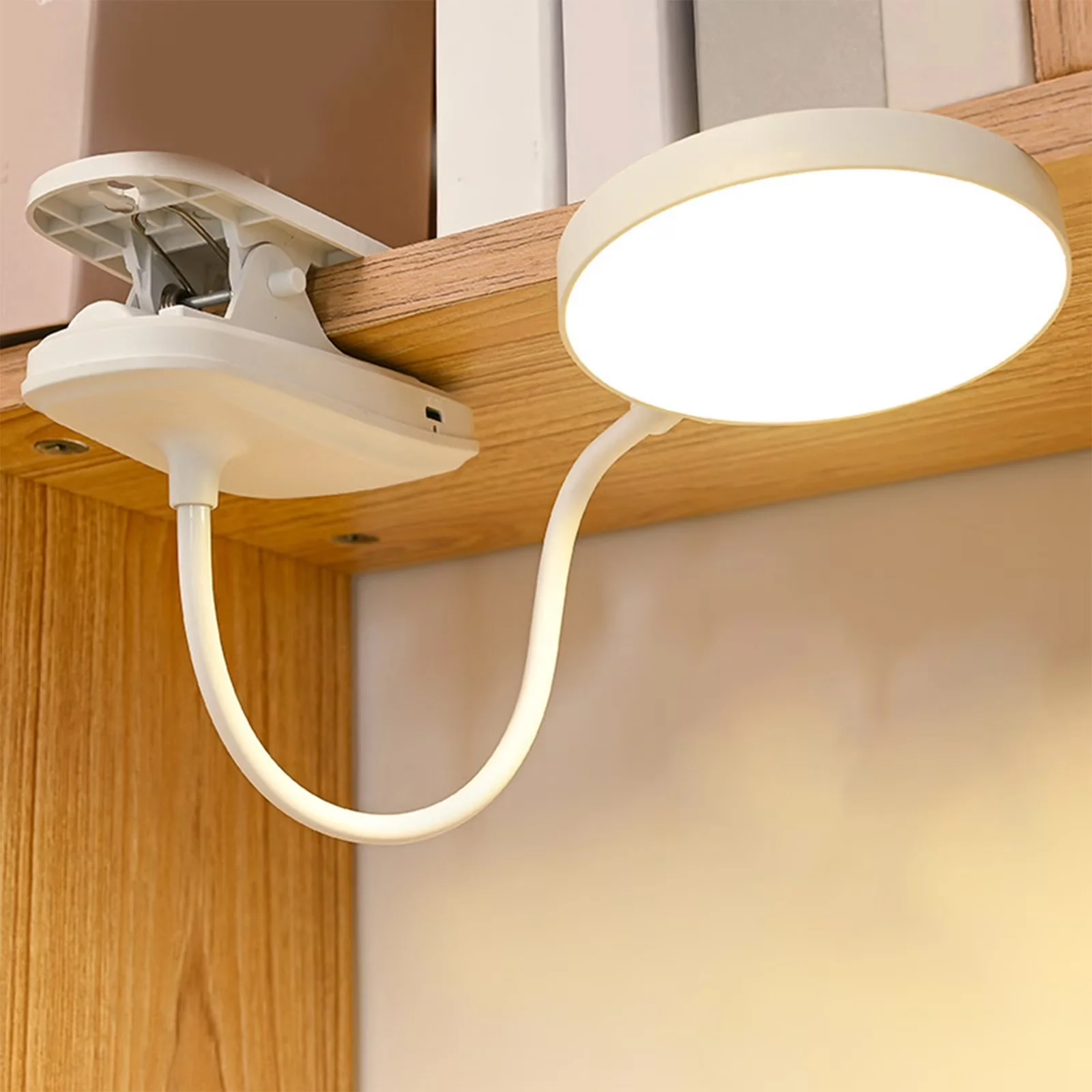 Efficient Desk Lamp with LED, Battery, Product color: White - Abs+P P White Model 43758E