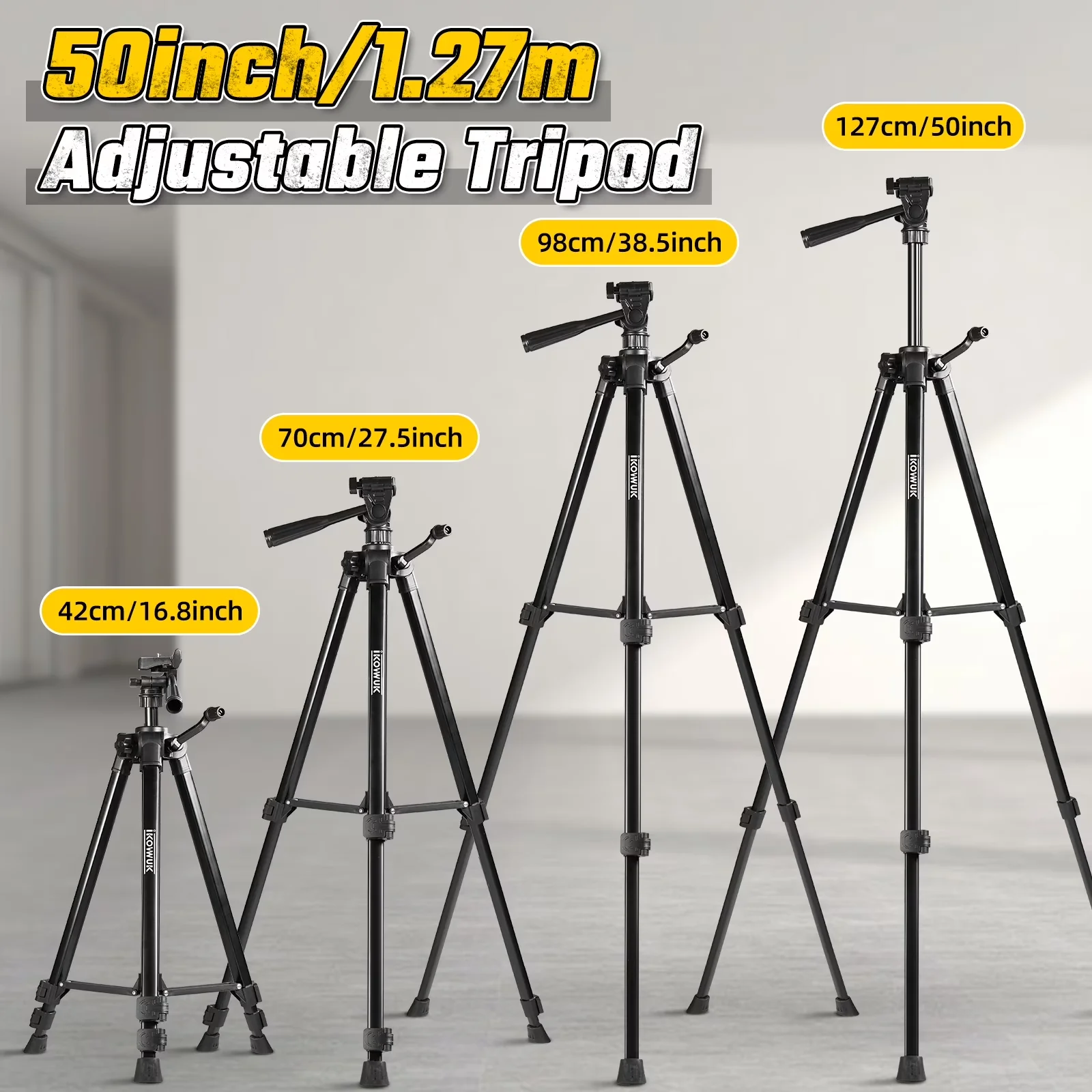 Versatile Measuring Layout with Battery, Accurate Measurement, 4D 360° Self-Leveling Laser Level - Yellow Plastic Model 1AE317